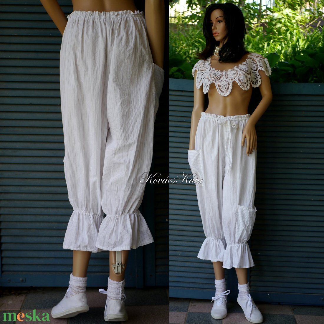 ELVIRA - lagenlook design nadrág, bugyogó - ruha & divat - női ruha - nadrág - Meska.hu ELVIRA - lagenlook design nadrág, bugyogó - ruha & divat - női ruha - nadrág - Meska.hu