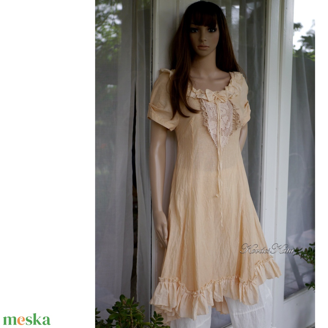 EMMY-PEACH - shabby chic design-ruha - ruha & divat - női ruha - ruha - Meska.hu EMMY-PEACH - shabby chic design-ruha - ruha & divat - női ruha - ruha - Meska.hu