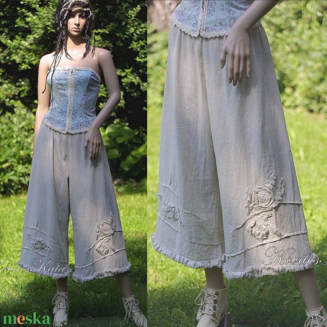 FANNY-NACI - artsy lagenlook lenvászon nadrág - ruha & divat - női ruha - nadrág - Meska.hu FANNY-NACI - artsy lagenlook lenvászon nadrág - ruha & divat - női ruha - nadrág - Meska.hu