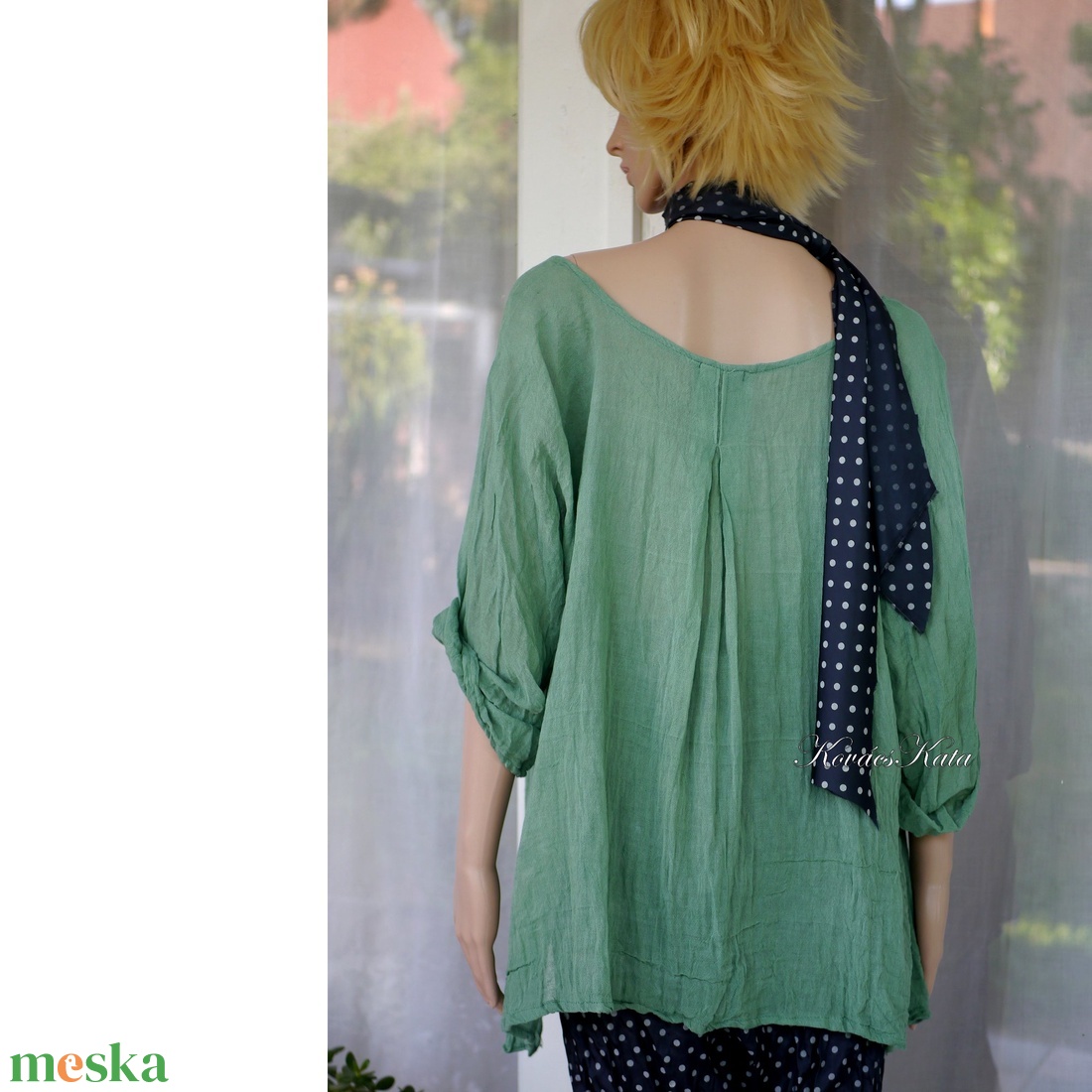 GIGI / zöld - batikolt lagenlook tunika - ruha & divat - női ruha - tunika - Meska.hu GIGI / zöld - batikolt lagenlook tunika - ruha & divat - női ruha - tunika - Meska.hu