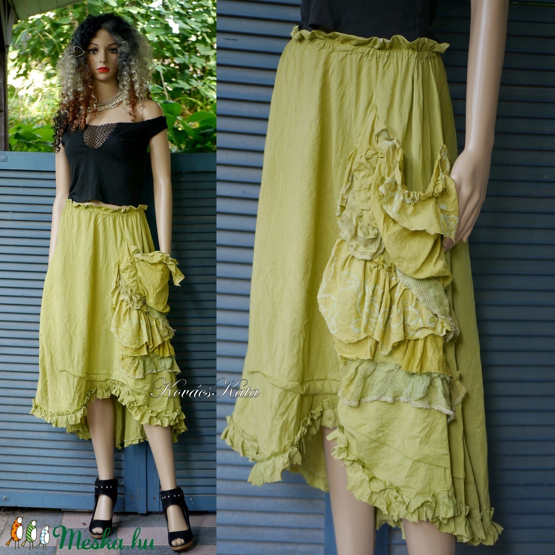 MIRJAM-SZOKNYA - artsy lagenlook design - ruha & divat - női ruha - szoknya - Meska.hu MIRJAM-SZOKNYA - artsy lagenlook design - ruha & divat - női ruha - szoknya - Meska.hu