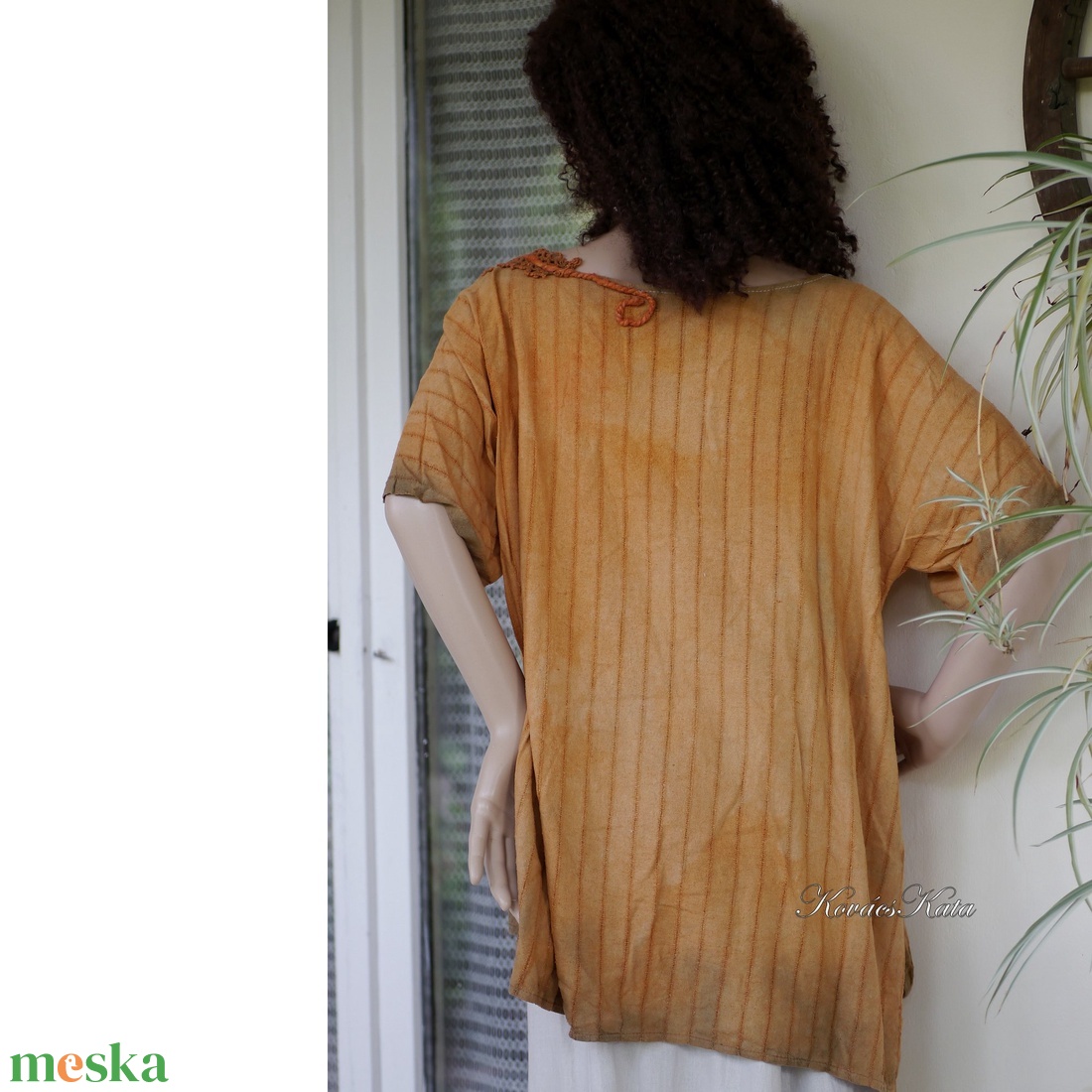 BURETT TUNIKA - kézzel festett bohém design blúz/ okker - ruha & divat - női ruha - blúz - Meska.hu BURETT TUNIKA - kézzel festett bohém design blúz/ okker - ruha & divat - női ruha - blúz - Meska.hu