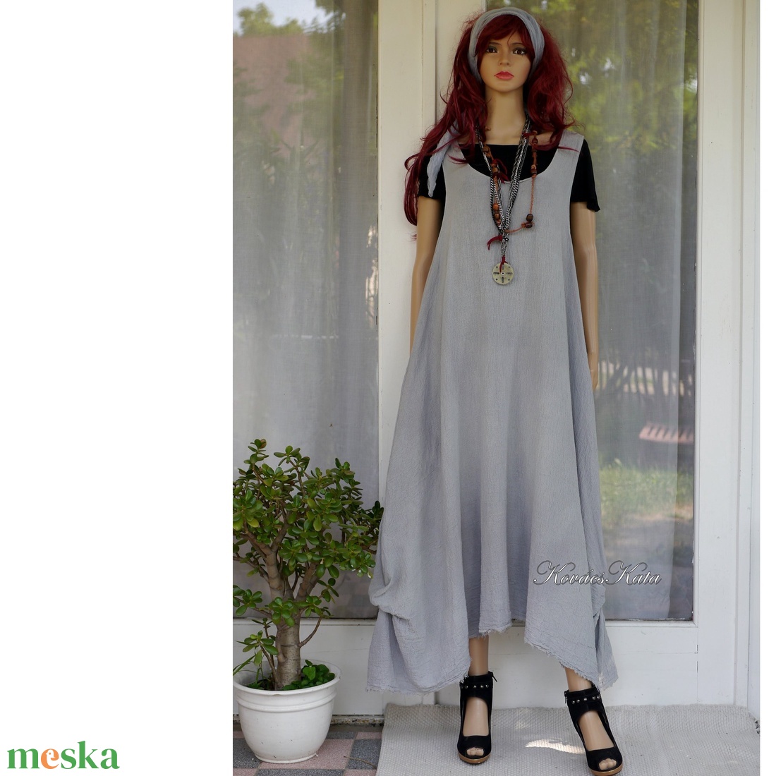 KIRA - lagenlook géz-kabátka / meggy-szósz - ruha & divat - női ruha - bolero - Meska.hu KIRA - lagenlook géz-kabátka / meggy-szósz - ruha & divat - női ruha - bolero - Meska.hu