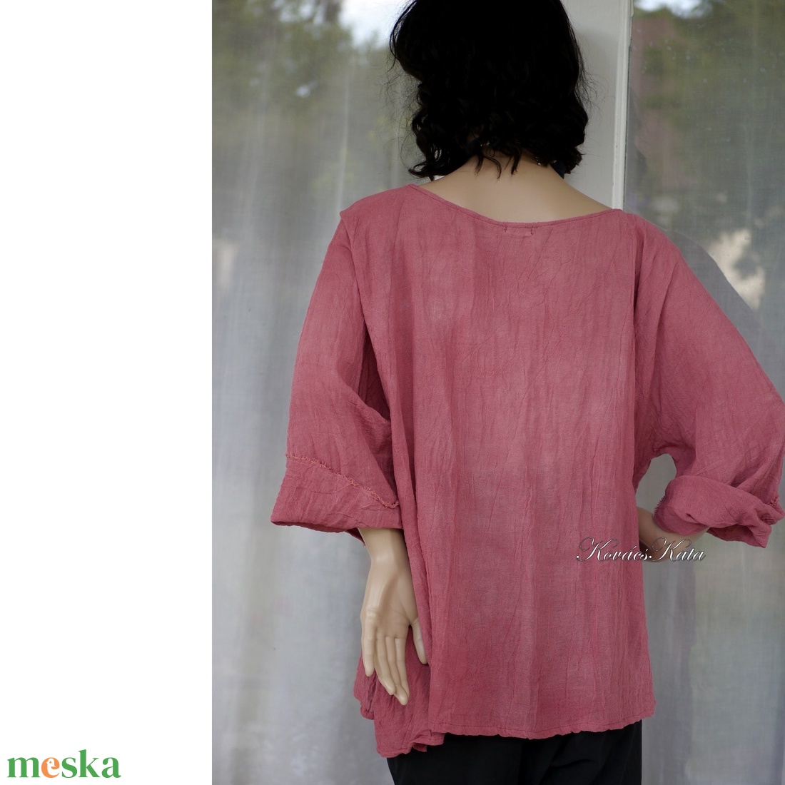 TERESA/téglaszín - babydoll-tunika, kismama ruha - ruha & divat - női ruha - kismamaruha - Meska.hu TERESA/téglaszín - babydoll-tunika, kismama ruha - ruha & divat - női ruha - kismamaruha - Meska.hu
