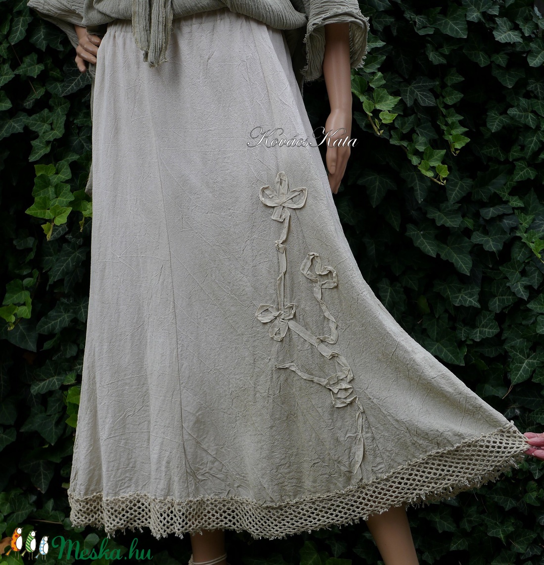 ELLI - shabby chic vászonszoknya - ruha & divat - női ruha - szoknya - Meska.hu ELLI - shabby chic vászonszoknya - ruha & divat - női ruha - szoknya - Meska.hu