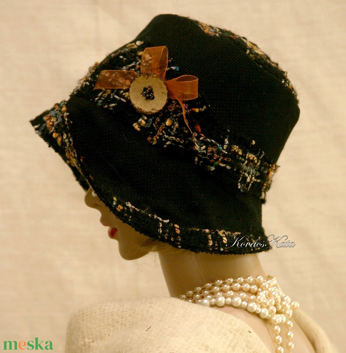 FANNY cloche - exkluzív design kalap - ruha & divat - sál, sapka, kendő - kalap - Meska.hu FANNY cloche - exkluzív design kalap - ruha & divat - sál, sapka, kendő - kalap - Meska.hu