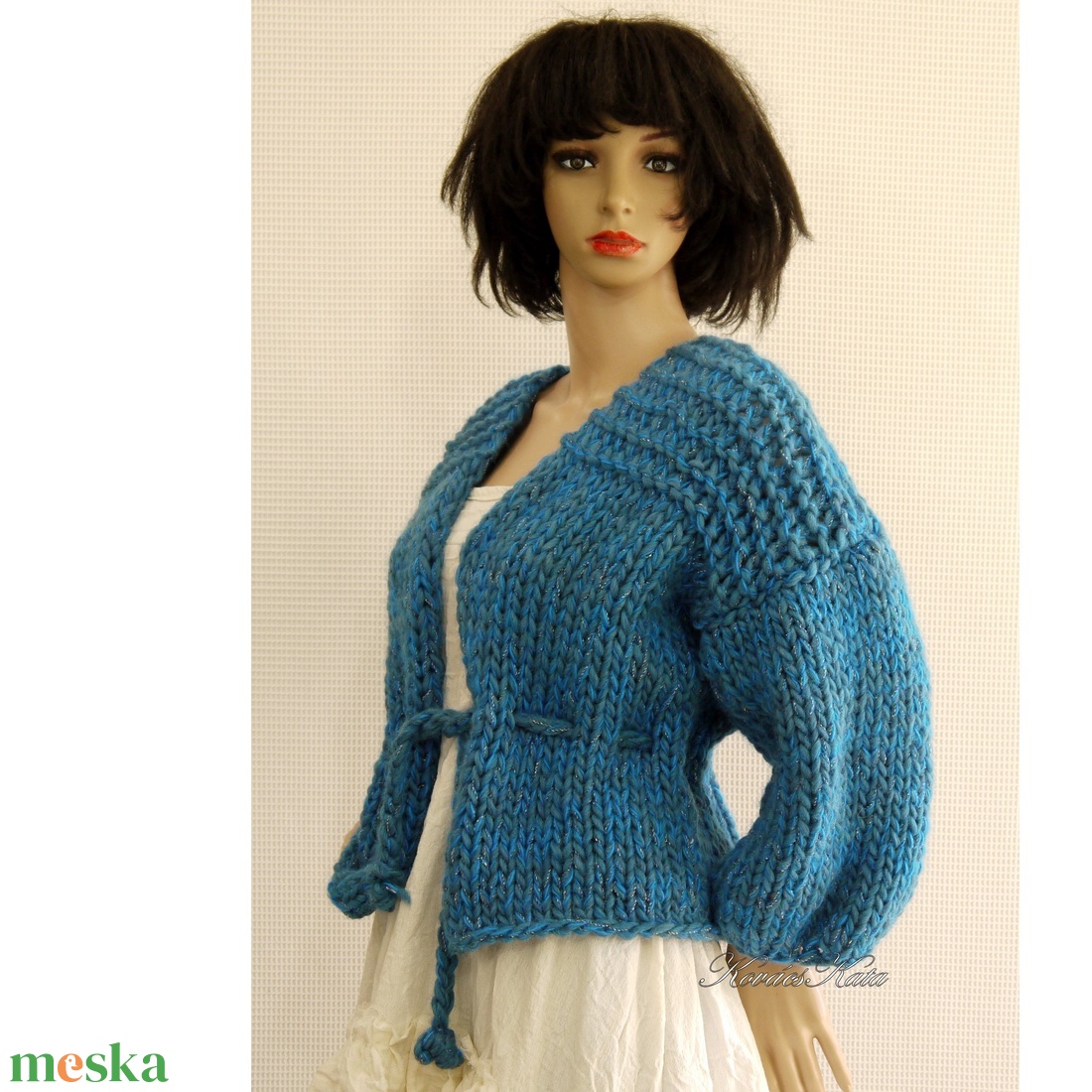 DARLING / kékmix - kézzel kötött lagenlook kabátka, kardigán - ruha & divat - női ruha - pulóver - Meska.hu DARLING / kékmix - kézzel kötött lagenlook kabátka, kardigán - ruha & divat - női ruha - pulóver - Meska.hu