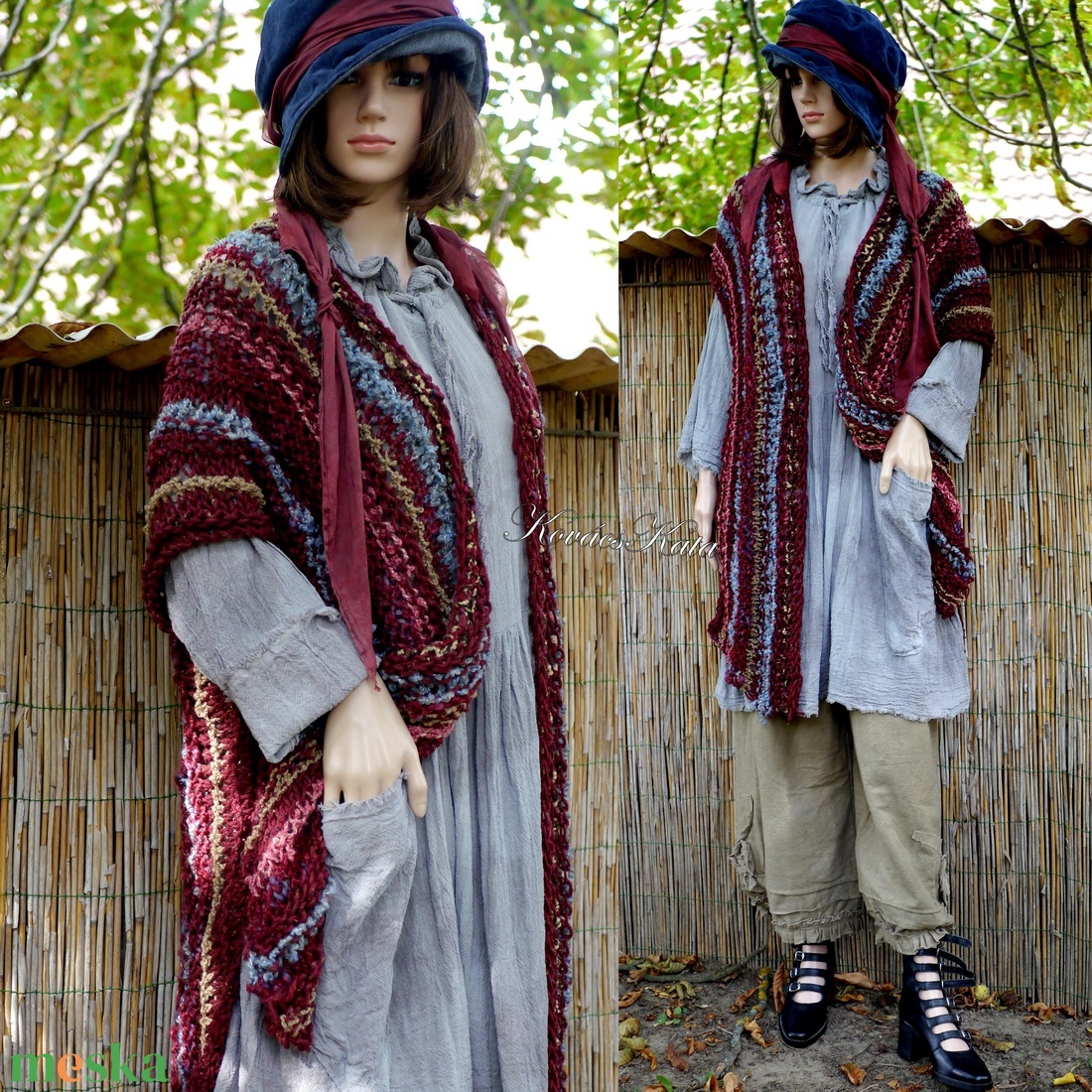 PASSION - kézzel kötött bohém lagenlook mellény - ruha & divat - női ruha - pulóver - Meska.hu PASSION - kézzel kötött bohém lagenlook mellény - ruha & divat - női ruha - pulóver - Meska.hu