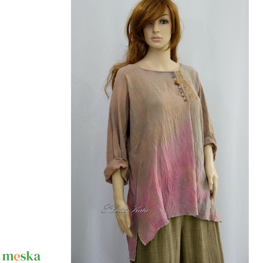 BATIK-SIKK / málnás - design tunika - ruha & divat - női ruha - tunika - Meska.hu BATIK-SIKK / málnás - design tunika - ruha & divat - női ruha - tunika - Meska.hu