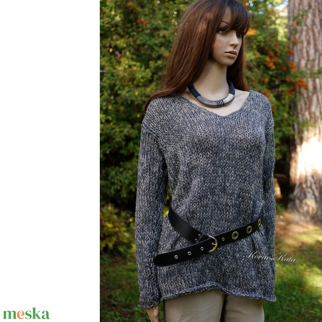 GLAMOUR RUSTIC - kézzel kötött trendi pulóver - ruha & divat - női ruha - pulóver - Meska.hu GLAMOUR RUSTIC - kézzel kötött trendi pulóver - ruha & divat - női ruha - pulóver - Meska.hu