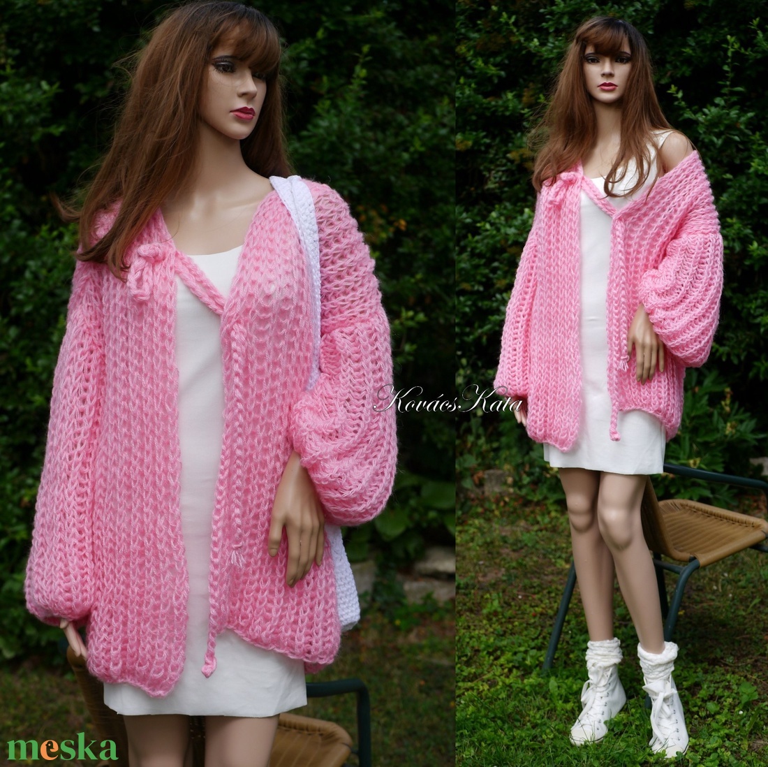 PINKY - kézzel kötött exkluzív mohair kardigán - ruha & divat - női ruha - pulóver - Meska.hu PINKY - kézzel kötött exkluzív mohair kardigán - ruha & divat - női ruha - pulóver - Meska.hu