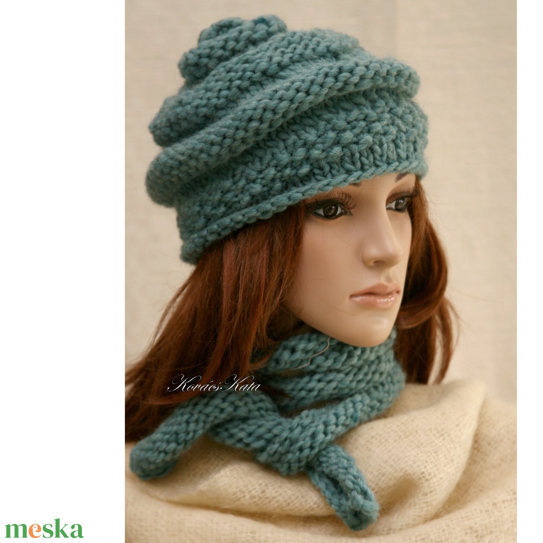 KUKAC-SÁL - kézzel kötött nyakmelegítő SZÍNEKBEN RENDELHETŐ! - ruha & divat - sál, sapka, kendő - sál - Meska.hu