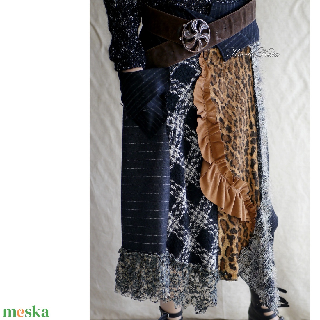 ZINA - patchwork téli design szoknya - ruha & divat - női ruha - szoknya - Meska.hu ZINA - patchwork téli design szoknya - ruha & divat - női ruha - szoknya - Meska.hu