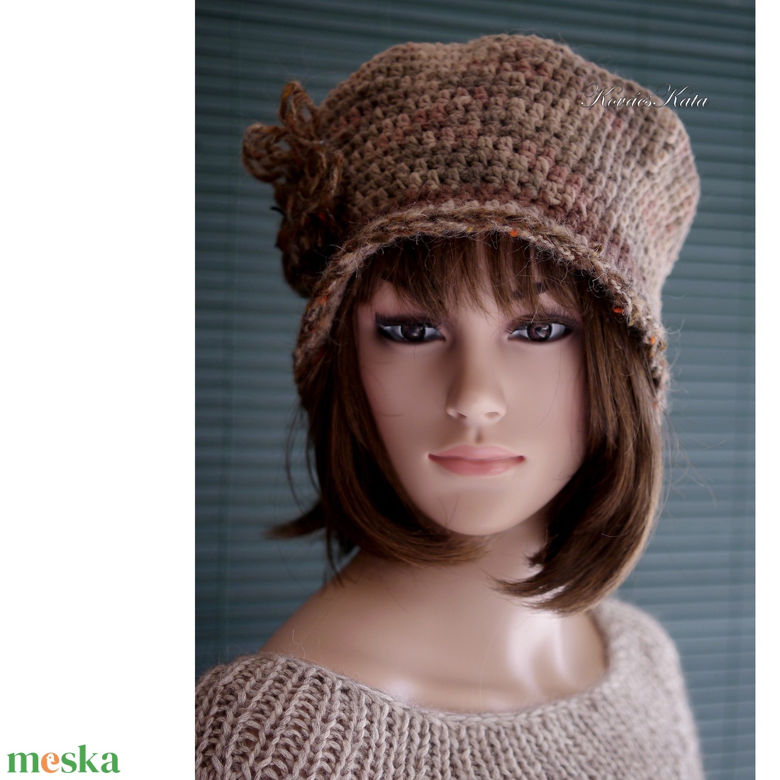 MONA - kézműves horgolt gyapjú flapper kalap - ruha & divat - sál, sapka, kendő - kalap - Meska.hu MONA - kézműves horgolt gyapjú flapper kalap - ruha & divat - sál, sapka, kendő - kalap - Meska.hu