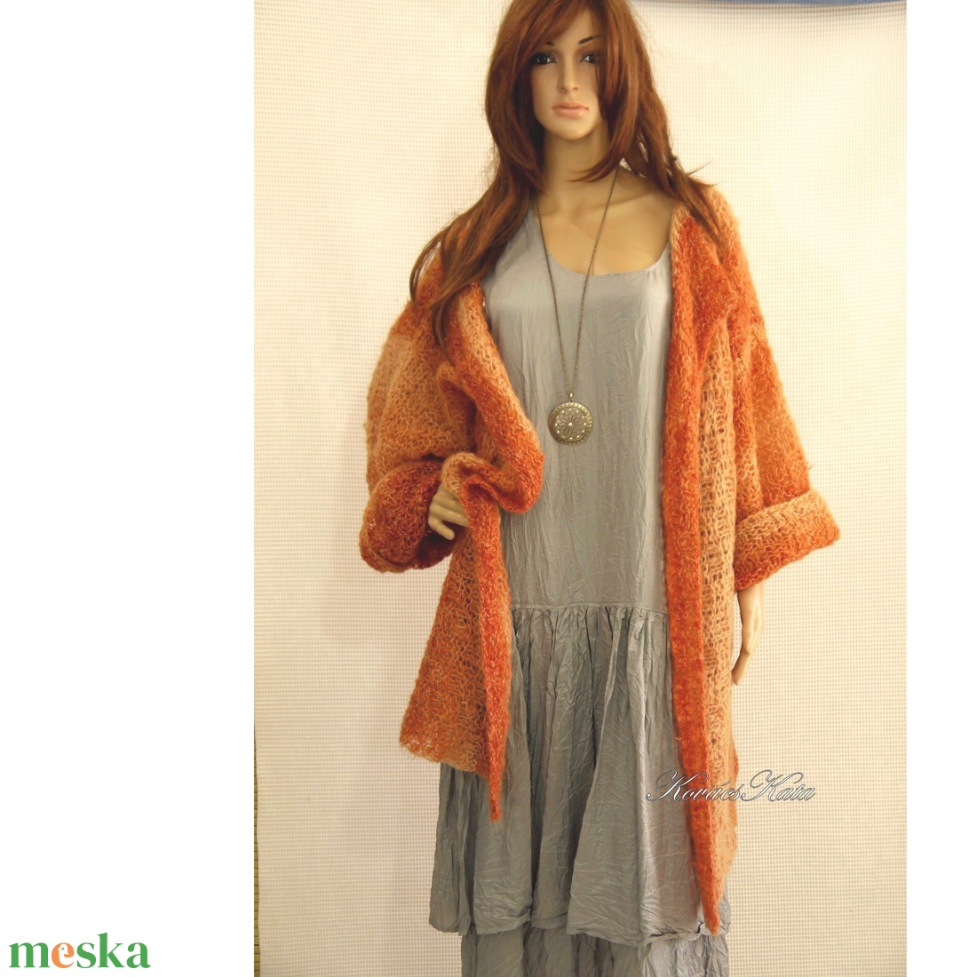 CITRUS - kézzel kötött vintage mohair kabát, kardigán - ruha & divat - női ruha - kabát - Meska.hu CITRUS - kézzel kötött vintage mohair kabát, kardigán - ruha & divat - női ruha - kabát - Meska.hu