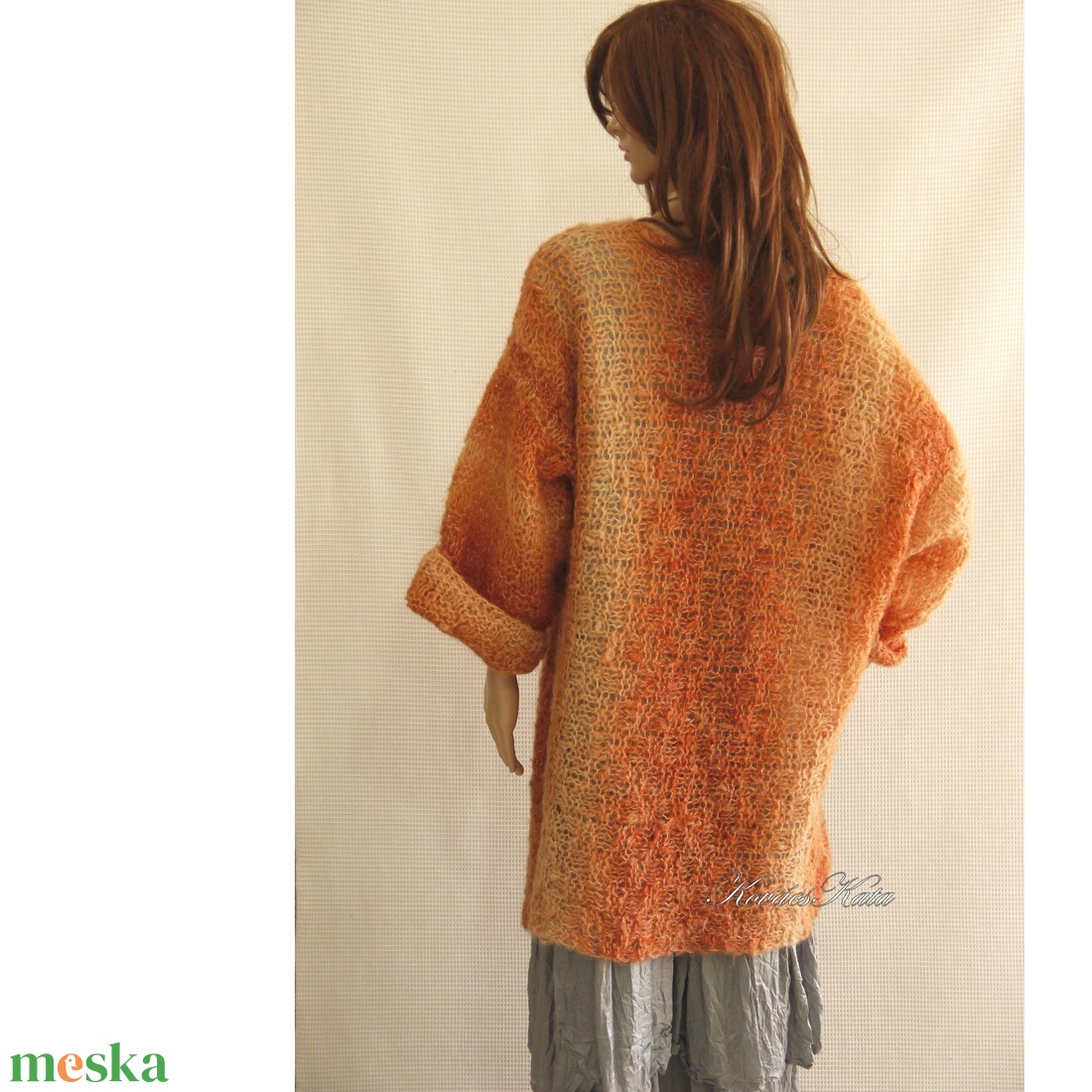 CITRUS - kézzel kötött vintage mohair kabát, kardigán - ruha & divat - női ruha - kabát - Meska.hu CITRUS - kézzel kötött vintage mohair kabát, kardigán - ruha & divat - női ruha - kabát - Meska.hu