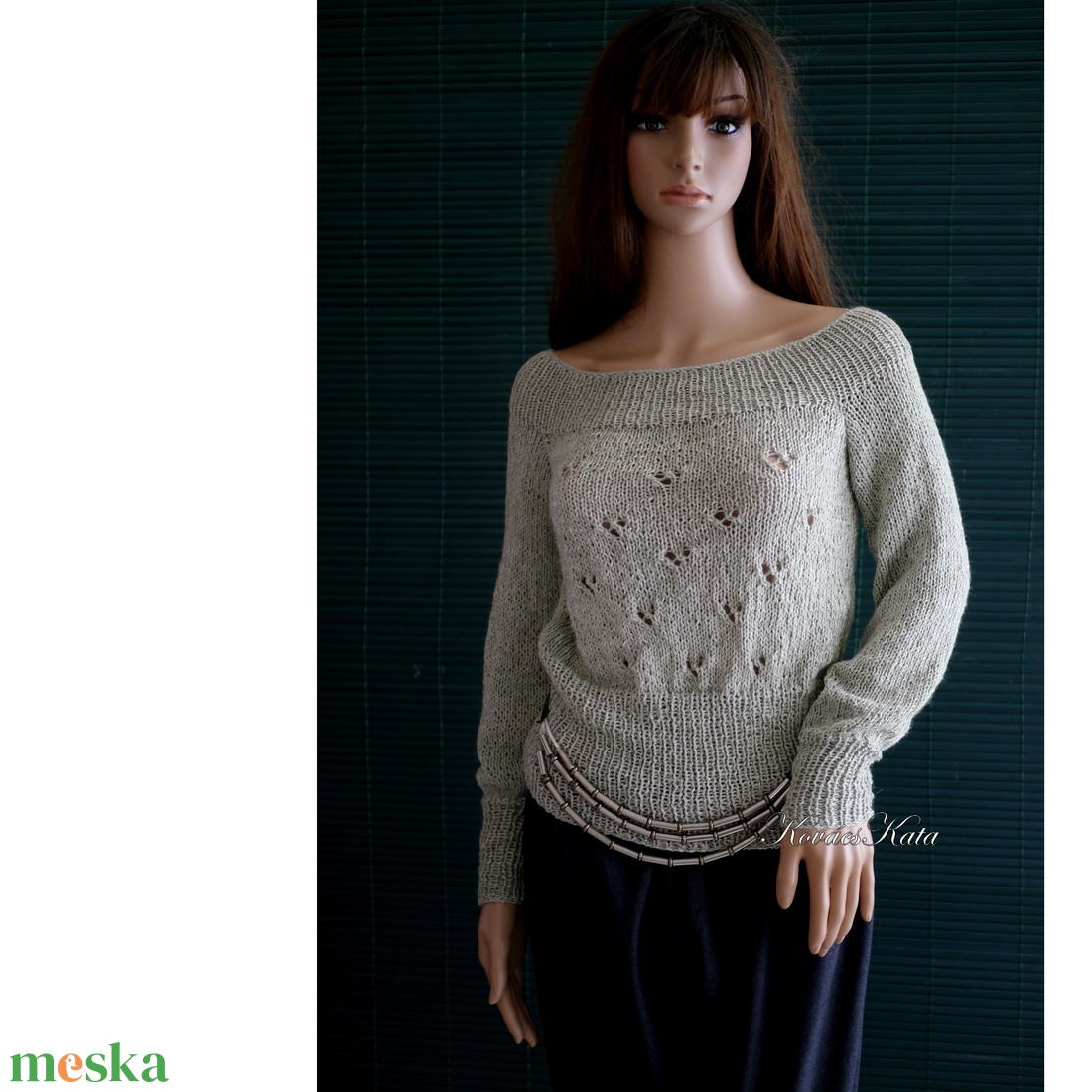 PATSYBabyAlpaca Silk - kézzel kötött exkluzív design pulóver / pisztácia - ruha & divat - női ruha - pulóver - Meska.hu PATSYBabyAlpaca Silk - kézzel kötött exkluzív design pulóver / pisztácia - ruha & divat - női ruha - pulóver - Meska.hu