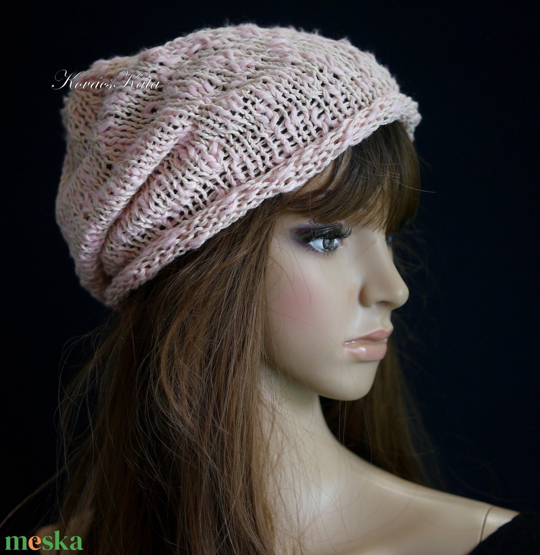 BEANIE / körte - trendi kézzel kötött pamut sapka / rózsaszín - ruha & divat - sál, sapka, kendő - sapka - Meska.hu BEANIE / körte - trendi kézzel kötött pamut sapka / rózsaszín - ruha & divat - sál, sapka, kendő - sapka - Meska.hu