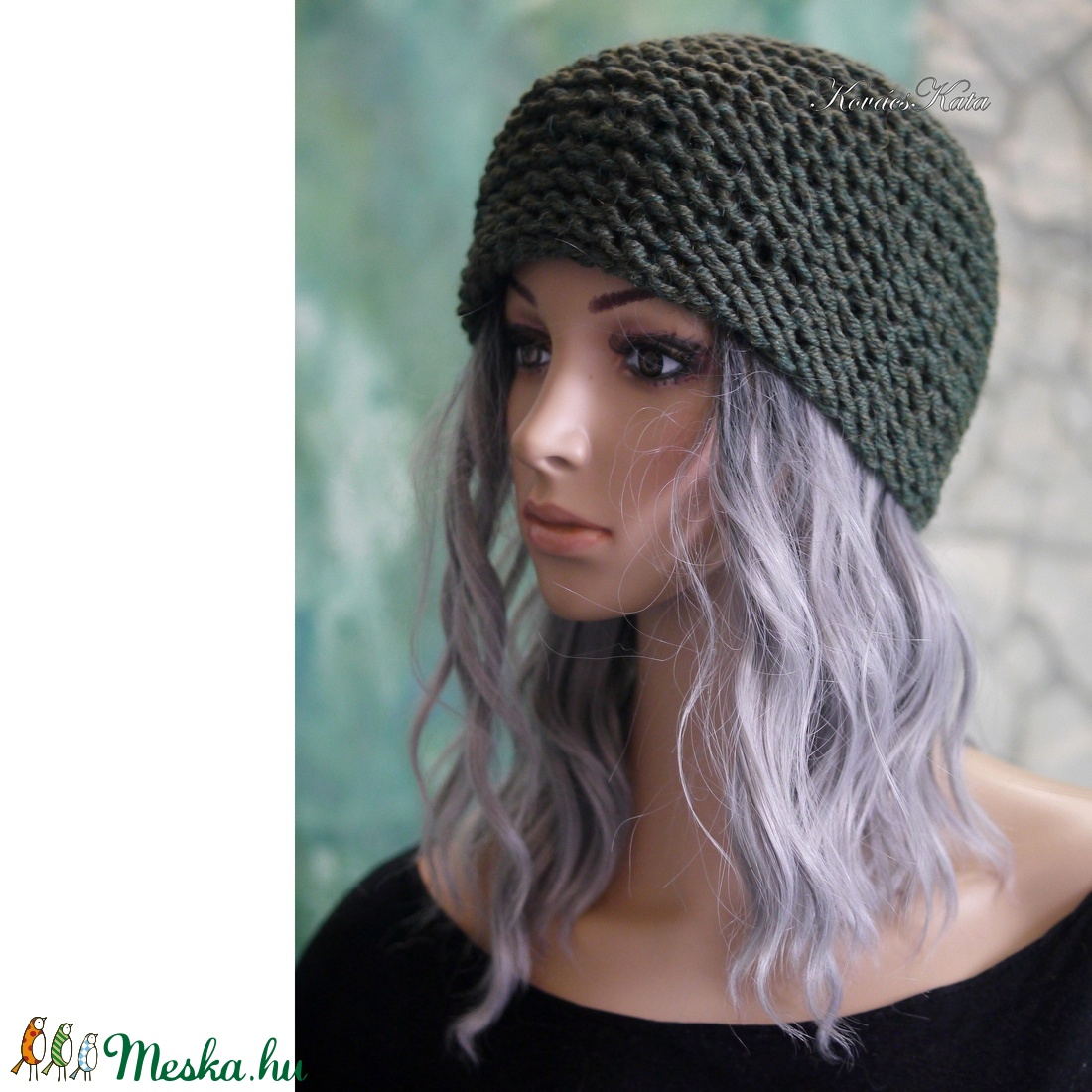 BEANIE/alpaka - trendi kézzel kötött chunky sapka / kekizöld - ruha & divat - sál, sapka, kendő - sapka - Meska.hu BEANIE/alpaka - trendi kézzel kötött chunky sapka / kekizöld - ruha & divat - sál, sapka, kendő - sapka - Meska.hu