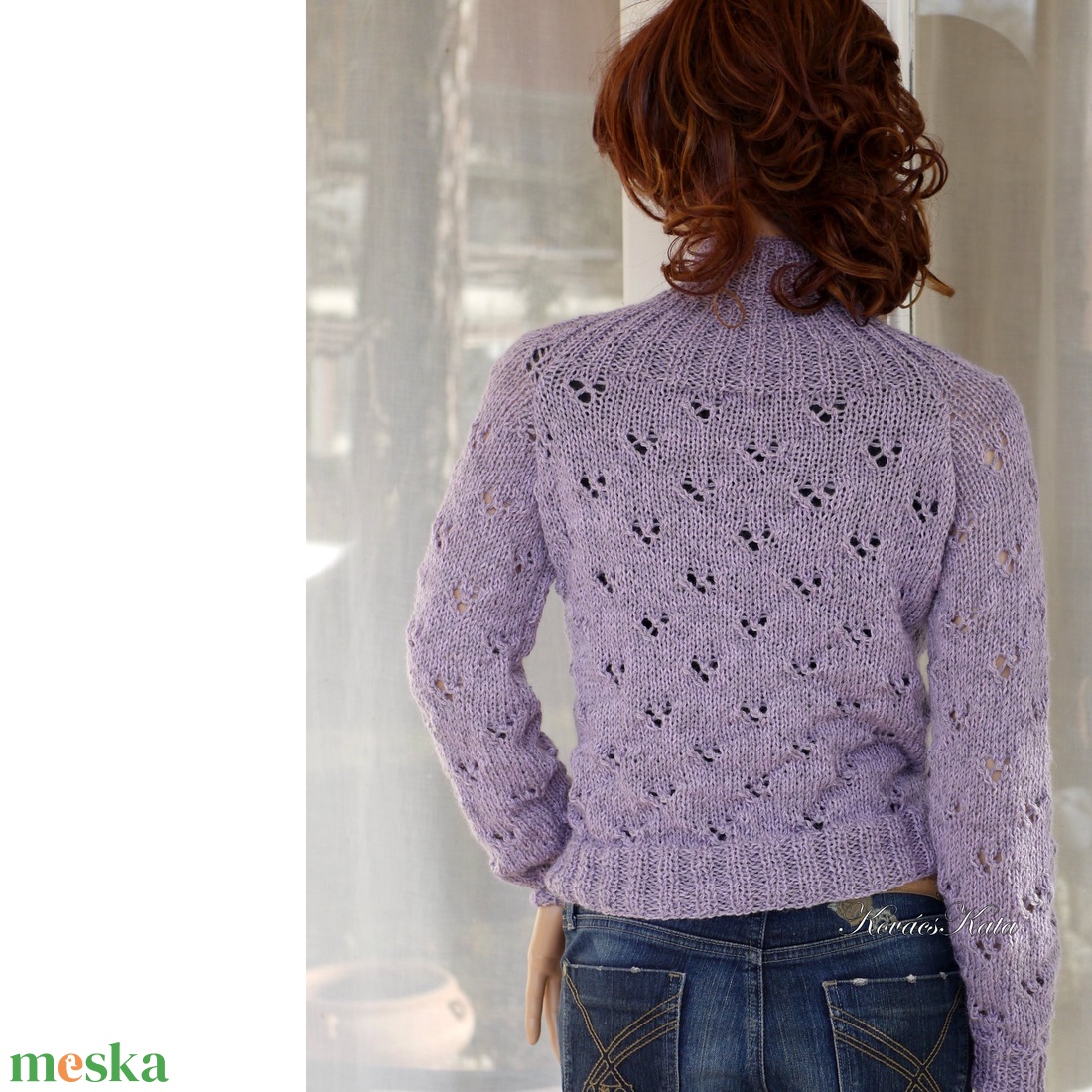 PATRÍCIA BabyAlpaca Silk - kézzel kötött exkluzív kardigán, pulóver / pasztell-lila - ruha & divat - női ruha - pulóver - Meska.hu PATRÍCIA BabyAlpaca Silk - kézzel kötött exkluzív kardigán, pulóver / pasztell-lila - ruha & divat - női ruha - pulóver - Meska.hu