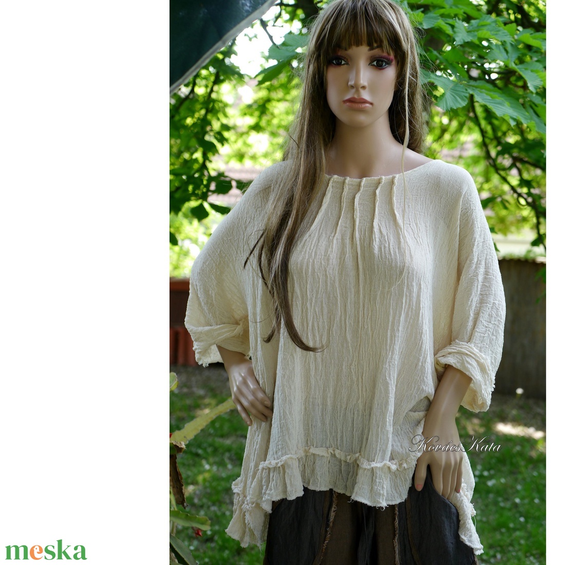 TRACY - lagenlook tunika, kismama ruha / natur - ruha & divat - női ruha - kismamaruha - Meska.hu TRACY - lagenlook tunika, kismama ruha / natur - ruha & divat - női ruha - kismamaruha - Meska.hu