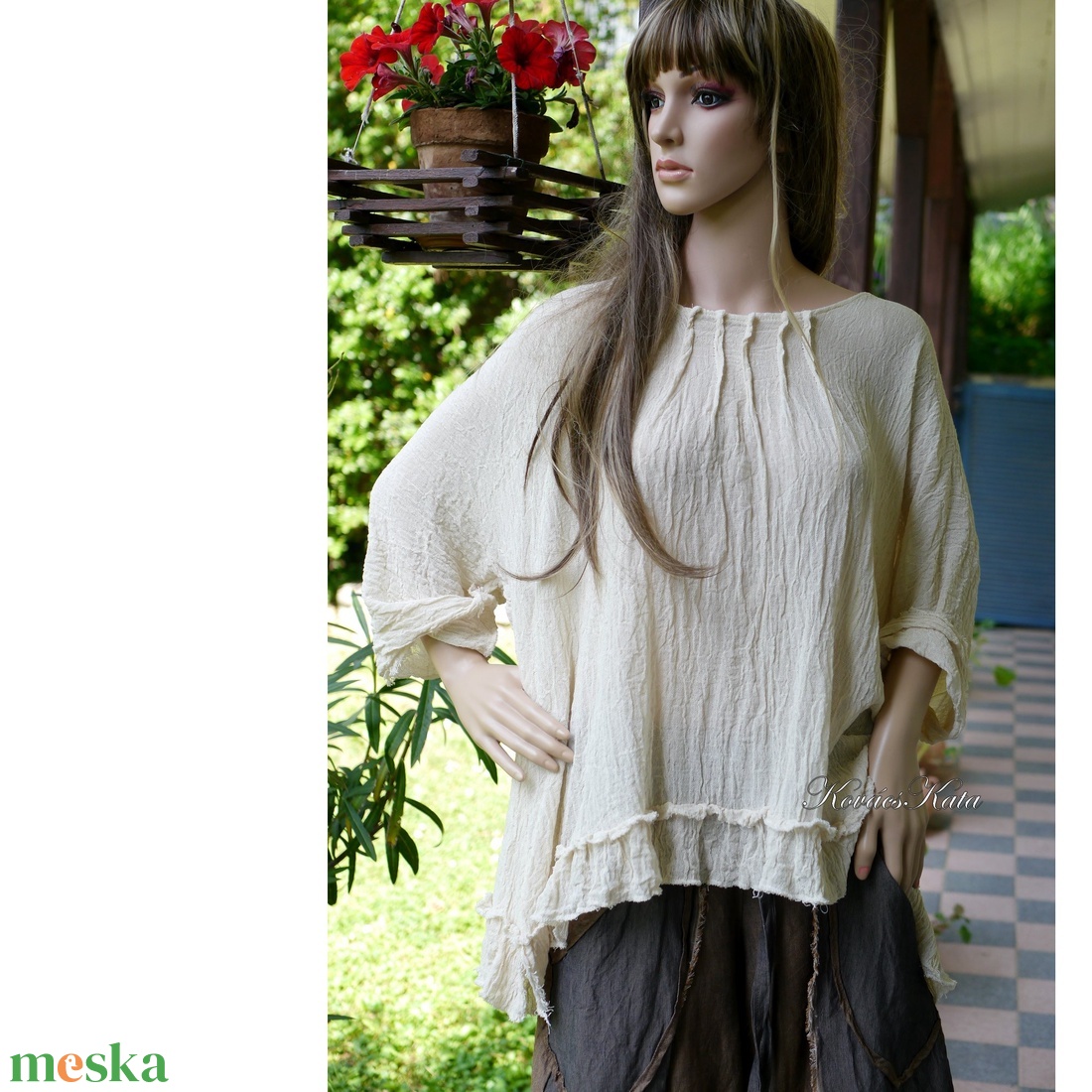 TRACY - lagenlook tunika, kismama ruha / natur - ruha & divat - női ruha - kismamaruha - Meska.hu TRACY - lagenlook tunika, kismama ruha / natur - ruha & divat - női ruha - kismamaruha - Meska.hu