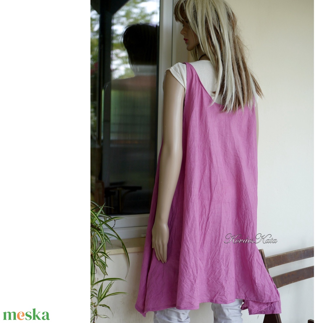 KARLA - lagenlook pántos tunika-ruha / meggy - ruha & divat - női ruha - tunika - Meska.hu KARLA - lagenlook pántos tunika-ruha / meggy - ruha & divat - női ruha - tunika - Meska.hu