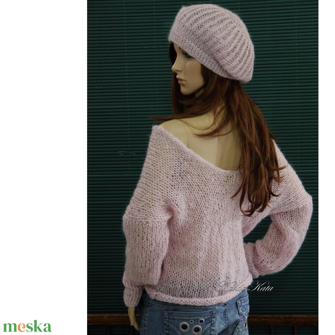 PILLE-PULCSI - - kézzel kötött trendi mohair pulóver / púder-rózsaszín - ruha & divat - női ruha - pulóver - Meska.hu PILLE-PULCSI - - kézzel kötött trendi mohair pulóver / púder-rózsaszín - ruha & divat - női ruha - pulóver - Meska.hu