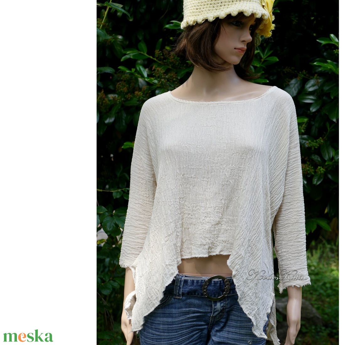 RUSTIC GÉZTOP - ruha & divat - női ruha - blúz - Meska.hu RUSTIC GÉZTOP - ruha & divat - női ruha - blúz - Meska.hu