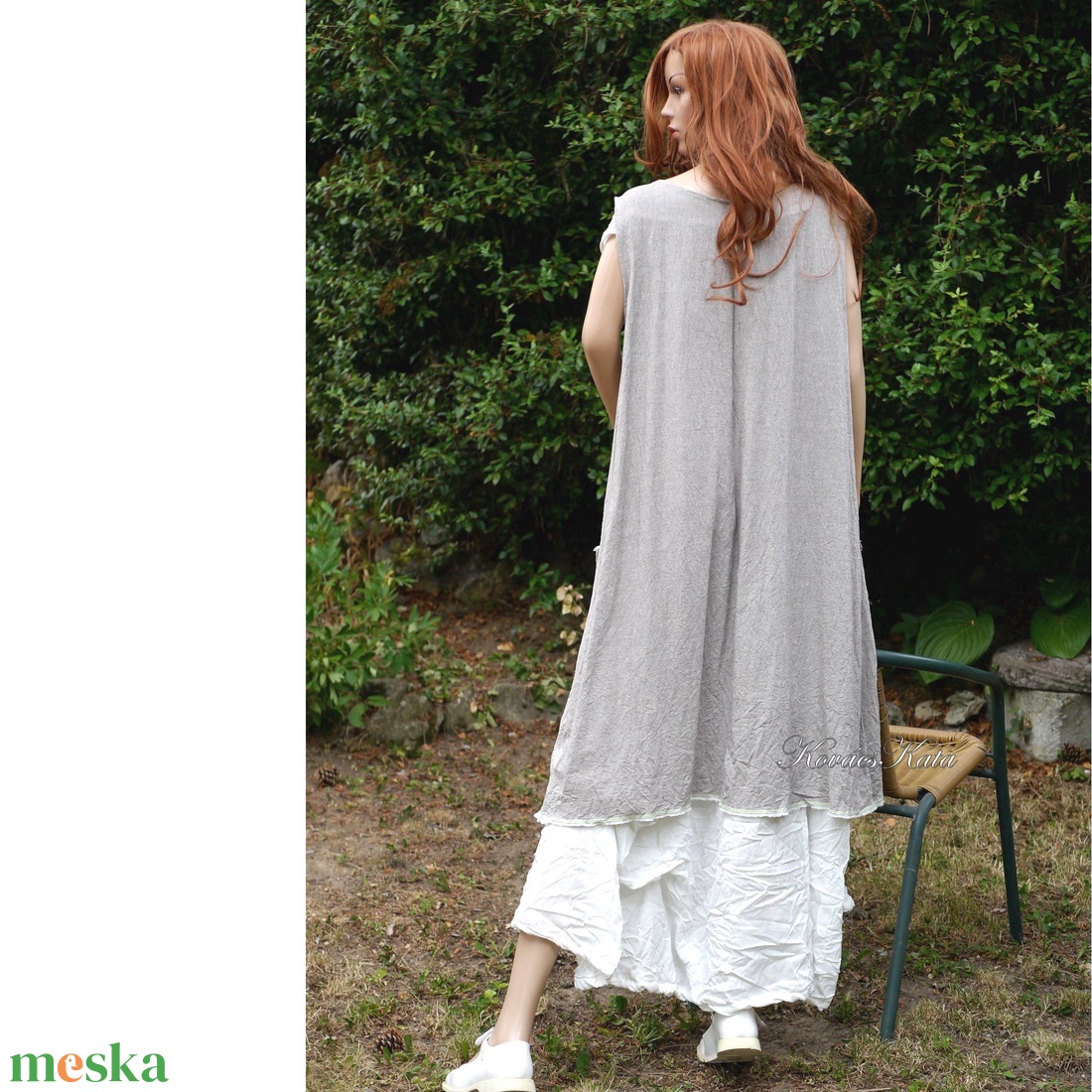 MATILDA - lagenlook kötényruha, kismamaruha - ruha & divat - női ruha - kismamaruha - Meska.hu MATILDA - lagenlook kötényruha, kismamaruha - ruha & divat - női ruha - kismamaruha - Meska.hu