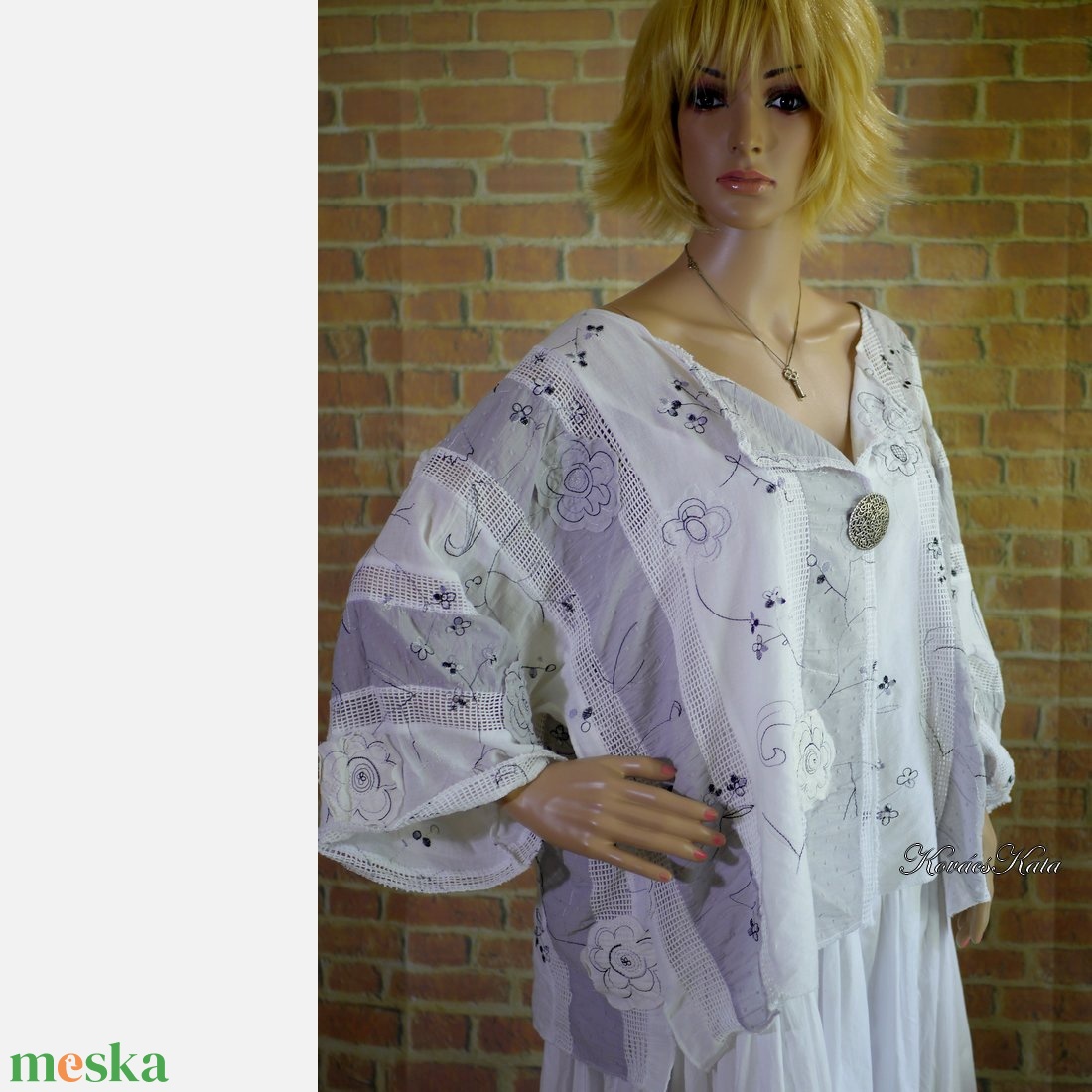 KIMONÓ KABÁTKA - lagenlook design kabátka / margarétás - ruha & divat - női ruha - bolero - Meska.hu KIMONÓ KABÁTKA - lagenlook design kabátka / margarétás - ruha & divat - női ruha - bolero - Meska.hu