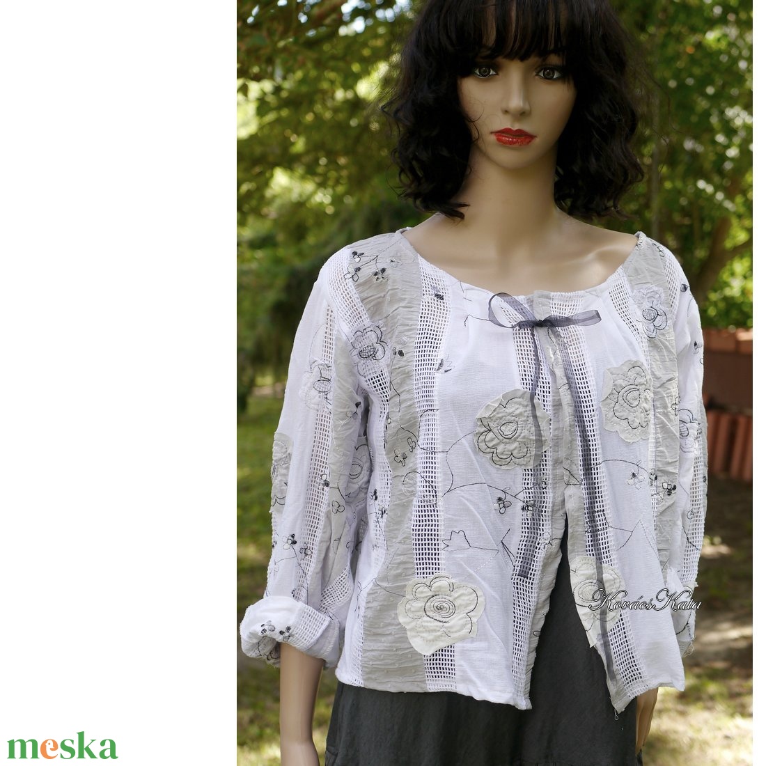 MARGARÉTA KABÁTKA - design blúz, boleró - ruha & divat - női ruha - bolero - Meska.hu MARGARÉTA KABÁTKA - design blúz, boleró - ruha & divat - női ruha - bolero - Meska.hu