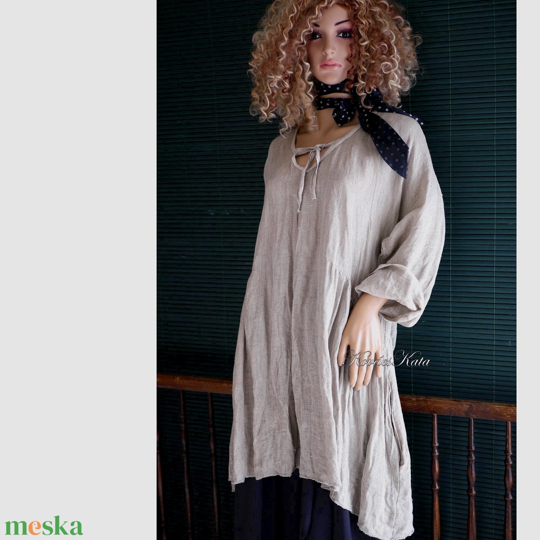 PAULA - lagenlook lenvászon tunika - ruha & divat - női ruha - kismamaruha - Meska.hu PAULA - lagenlook lenvászon tunika - ruha & divat - női ruha - kismamaruha - Meska.hu