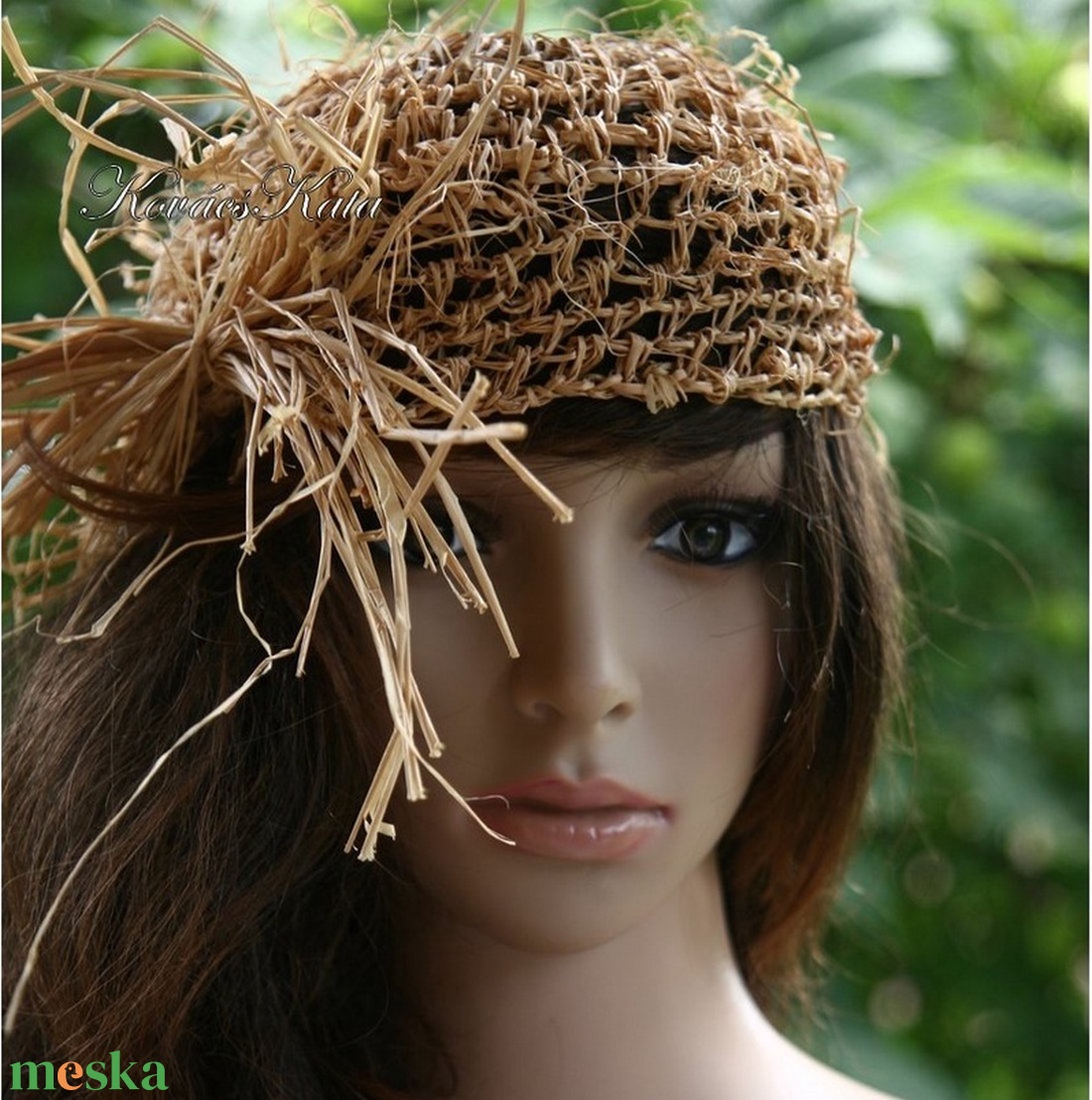 BOHÉM raffia kalap - nyári fejfedő - ruha & divat - sál, sapka, kendő - kalap - Meska.hu BOHÉM raffia kalap - nyári fejfedő - ruha & divat - sál, sapka, kendő - kalap - Meska.hu