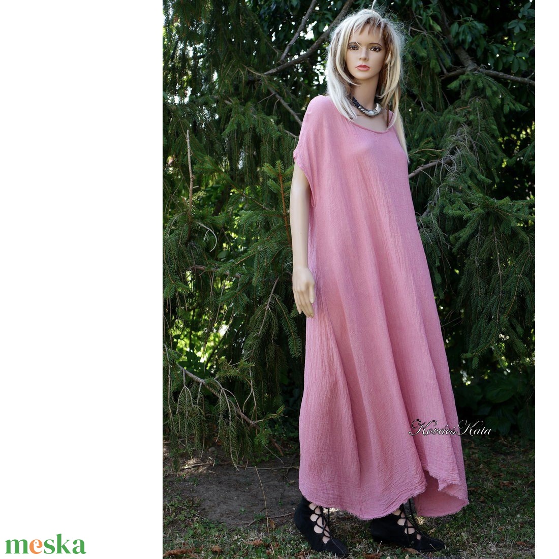 KIMI / rózsaszín - lagenlook design ruha XXL - ruha & divat - női ruha - ruha - Meska.hu KIMI / rózsaszín - lagenlook design ruha XXL - ruha & divat - női ruha - ruha - Meska.hu