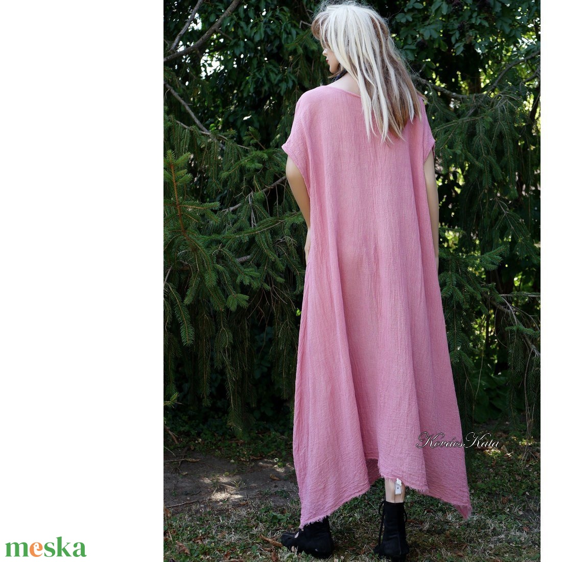 KIMI / rózsaszín - lagenlook design ruha XXL - ruha & divat - női ruha - ruha - Meska.hu KIMI / rózsaszín - lagenlook design ruha XXL - ruha & divat - női ruha - ruha - Meska.hu