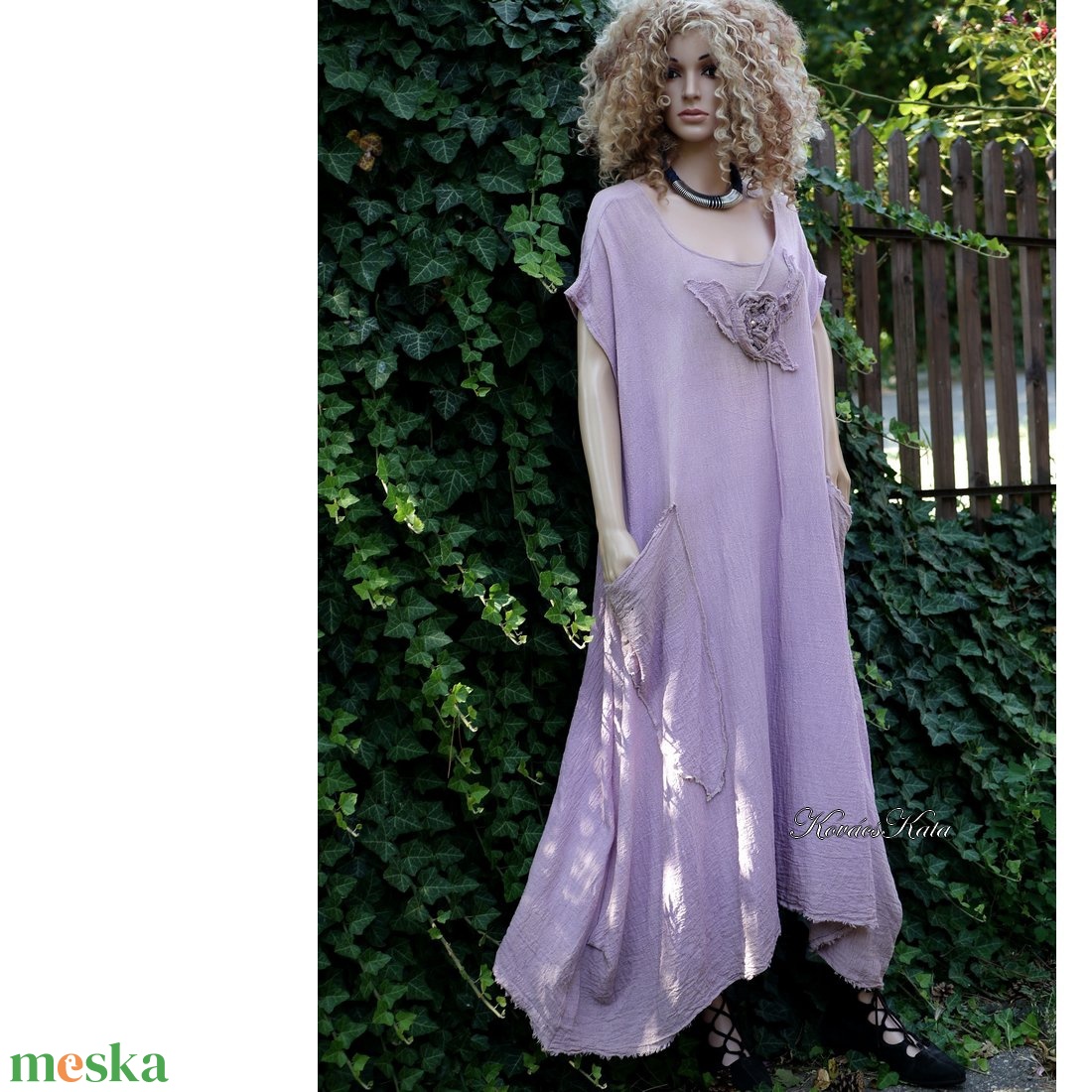 KIM-ARTSY - shabby chic lagenlook design ruha / mályva - ruha & divat - női ruha - ruha - Meska.hu KIM-ARTSY - shabby chic lagenlook design ruha / mályva - ruha & divat - női ruha - ruha - Meska.hu