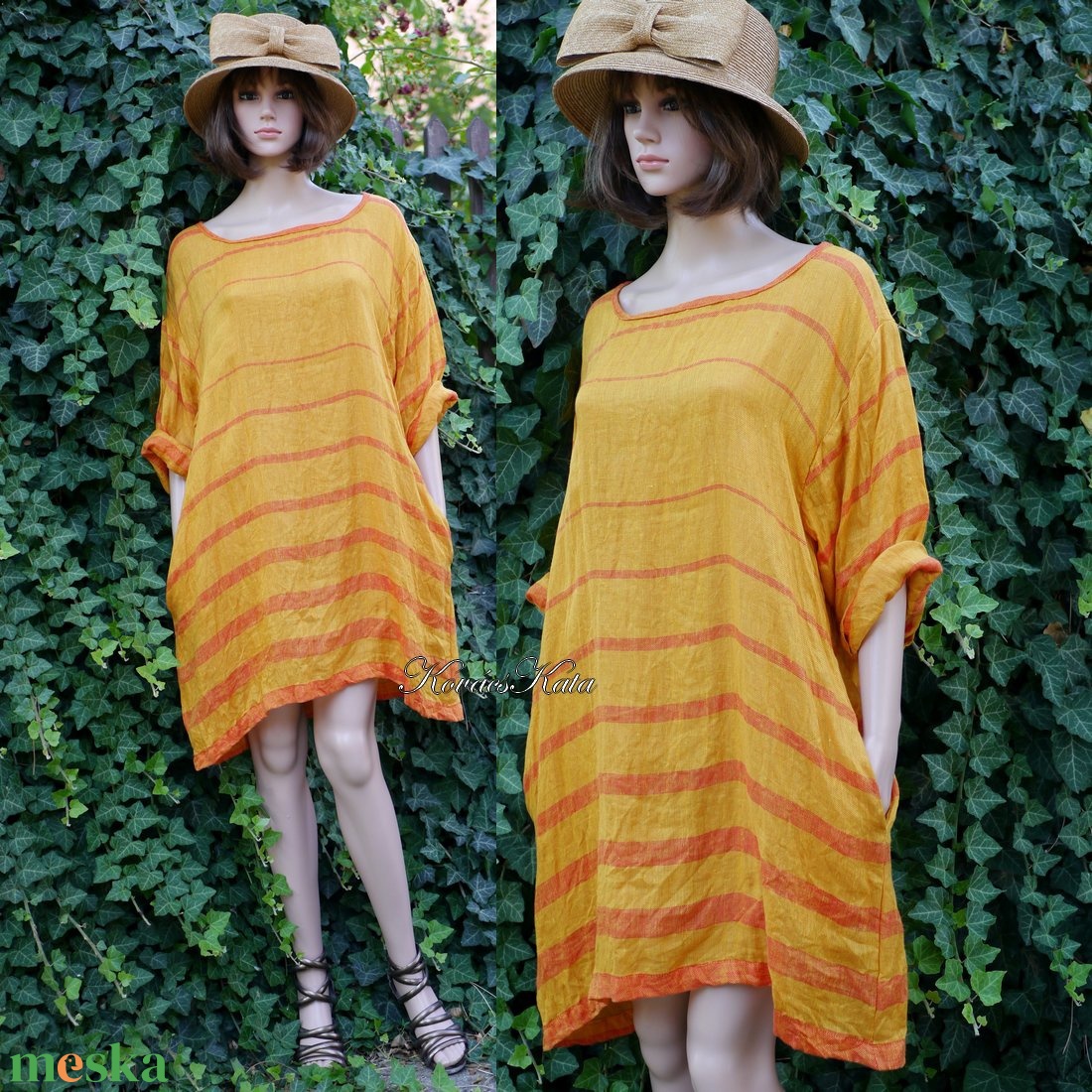 JAFA / csíkos lengéz - lagenlook tunika-ruha, ingruha - ruha & divat - női ruha - ruha - Meska.hu JAFA / csíkos lengéz - lagenlook tunika-ruha, ingruha - ruha & divat - női ruha - ruha - Meska.hu