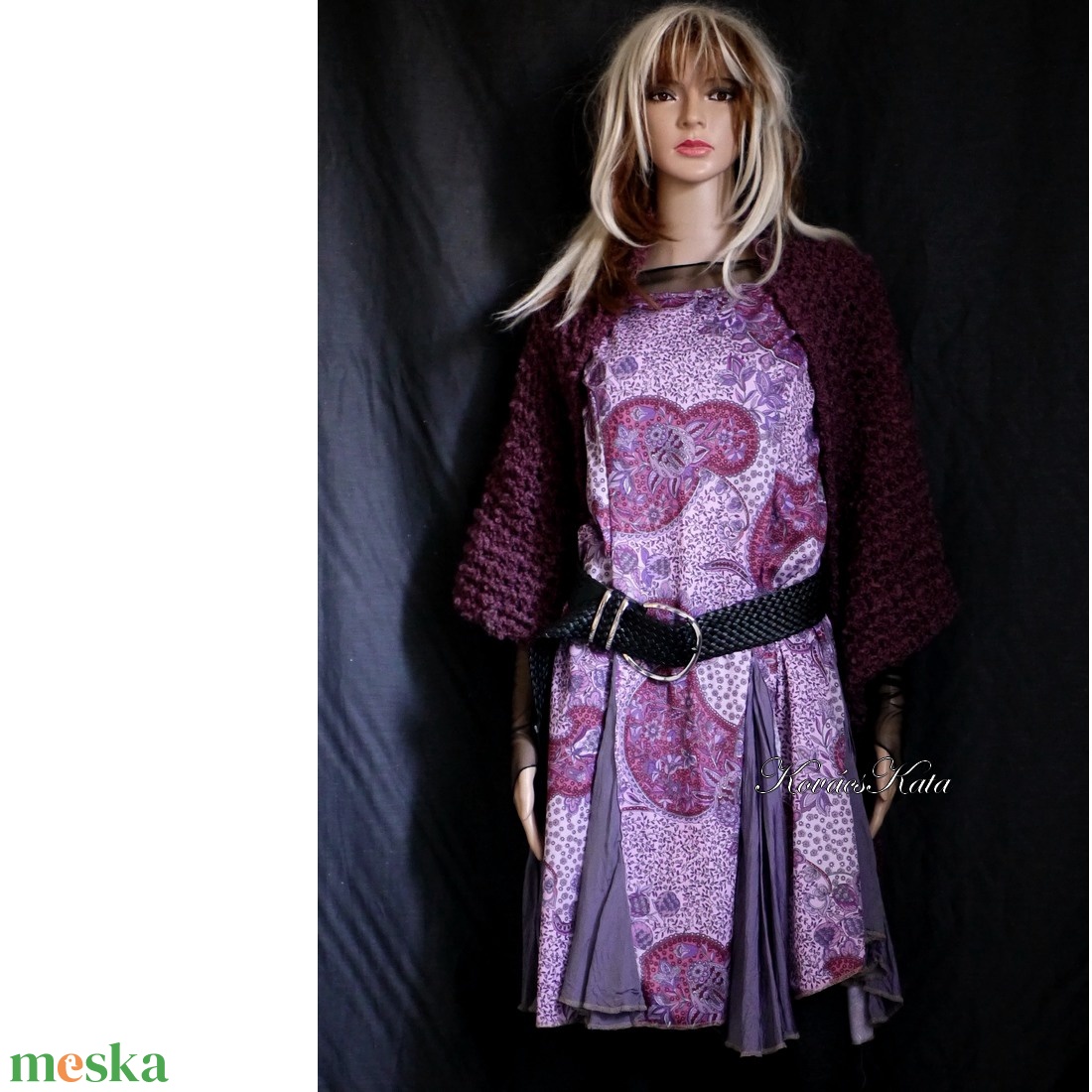 RETRO - vintage jersey-ruha XXL - ruha & divat - női ruha - ruha - Meska.hu RETRO - vintage jersey-ruha XXL - ruha & divat - női ruha - ruha - Meska.hu