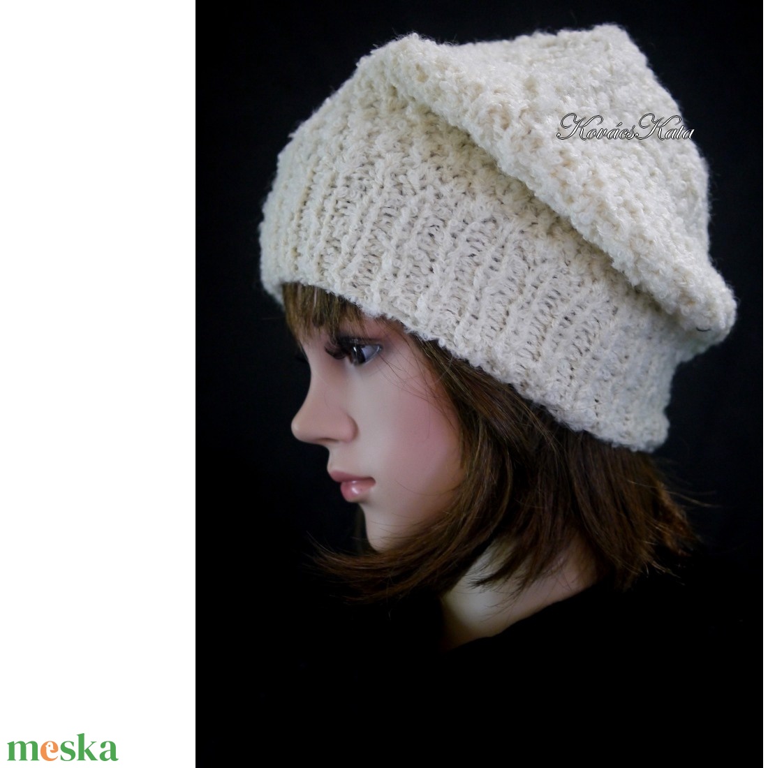 SZILVI-SAPI / alpaka buklé - trendi kézzel kötött gyapjú sapka, beanie / fehér - ruha & divat - sál, sapka, kendő - sapka - Meska.hu SZILVI-SAPI / alpaka buklé - trendi kézzel kötött gyapjú sapka, beanie / fehér - ruha & divat - sál, sapka, kendő - sapka - Meska.hu