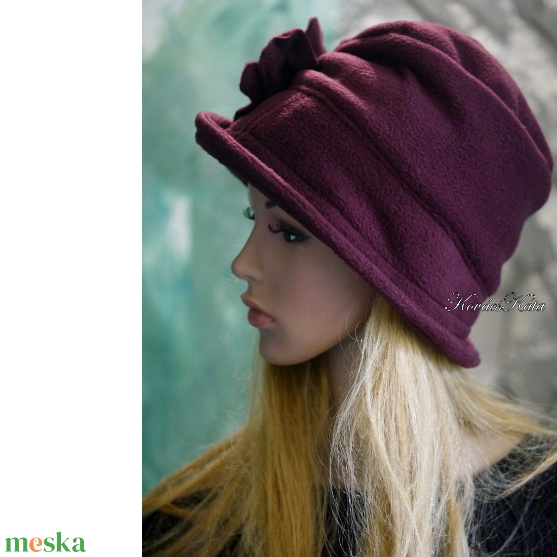 ERNA cloche/ sötétbordó - polár flapper kalap - ruha & divat - sál, sapka, kendő - kalap - Meska.hu ERNA cloche/ sötétbordó - polár flapper kalap - ruha & divat - sál, sapka, kendő - kalap - Meska.hu
