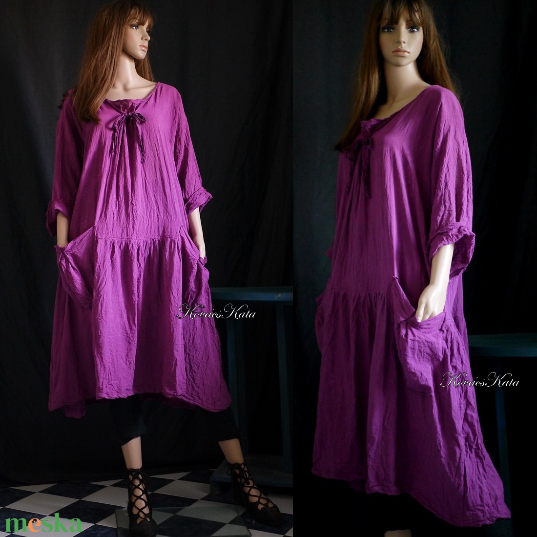 IBI-RUHA / püspöklila - lagenlook design flapper ruha - ruha & divat - női ruha - ruha - Meska.hu IBI-RUHA / püspöklila - lagenlook design flapper ruha - ruha & divat - női ruha - ruha - Meska.hu