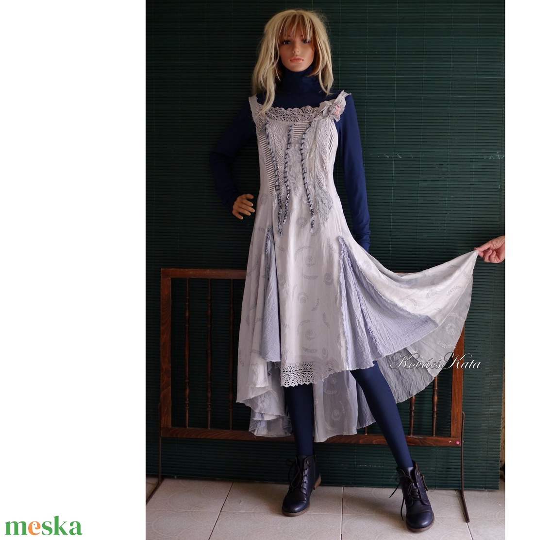 TAMARA / smoky - shabby chic design-ruha - ruha & divat - női ruha - ruha - Meska.hu TAMARA / smoky - shabby chic design-ruha - ruha & divat - női ruha - ruha - Meska.hu