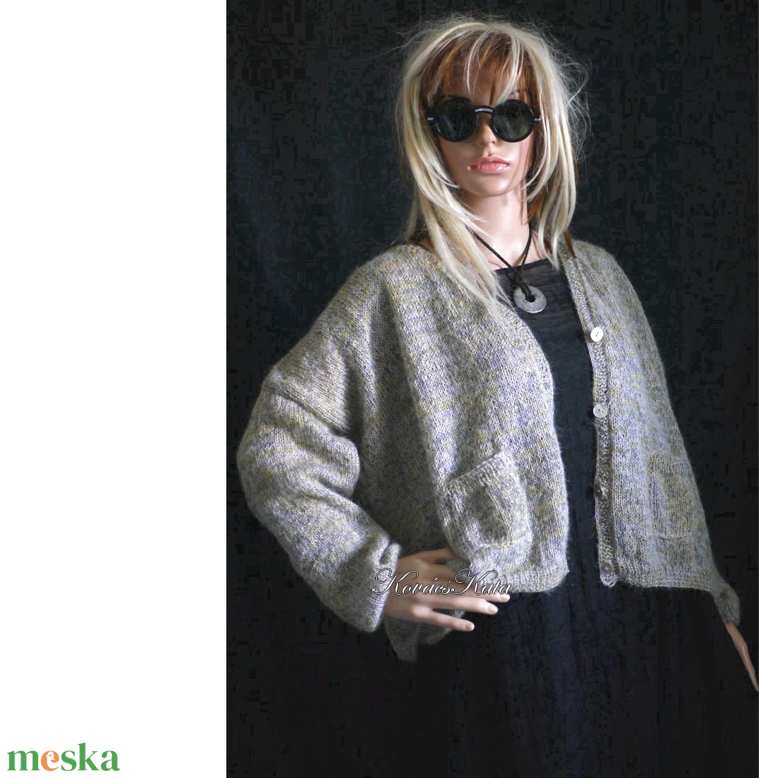 DONA-KARDI - exkluzív kézzel kötött túlméretes kid mohair kardigán, pulóver - ruha & divat - női ruha - pulóver - Meska.hu DONA-KARDI - exkluzív kézzel kötött túlméretes kid mohair kardigán, pulóver - ruha & divat - női ruha - pulóver - Meska.hu