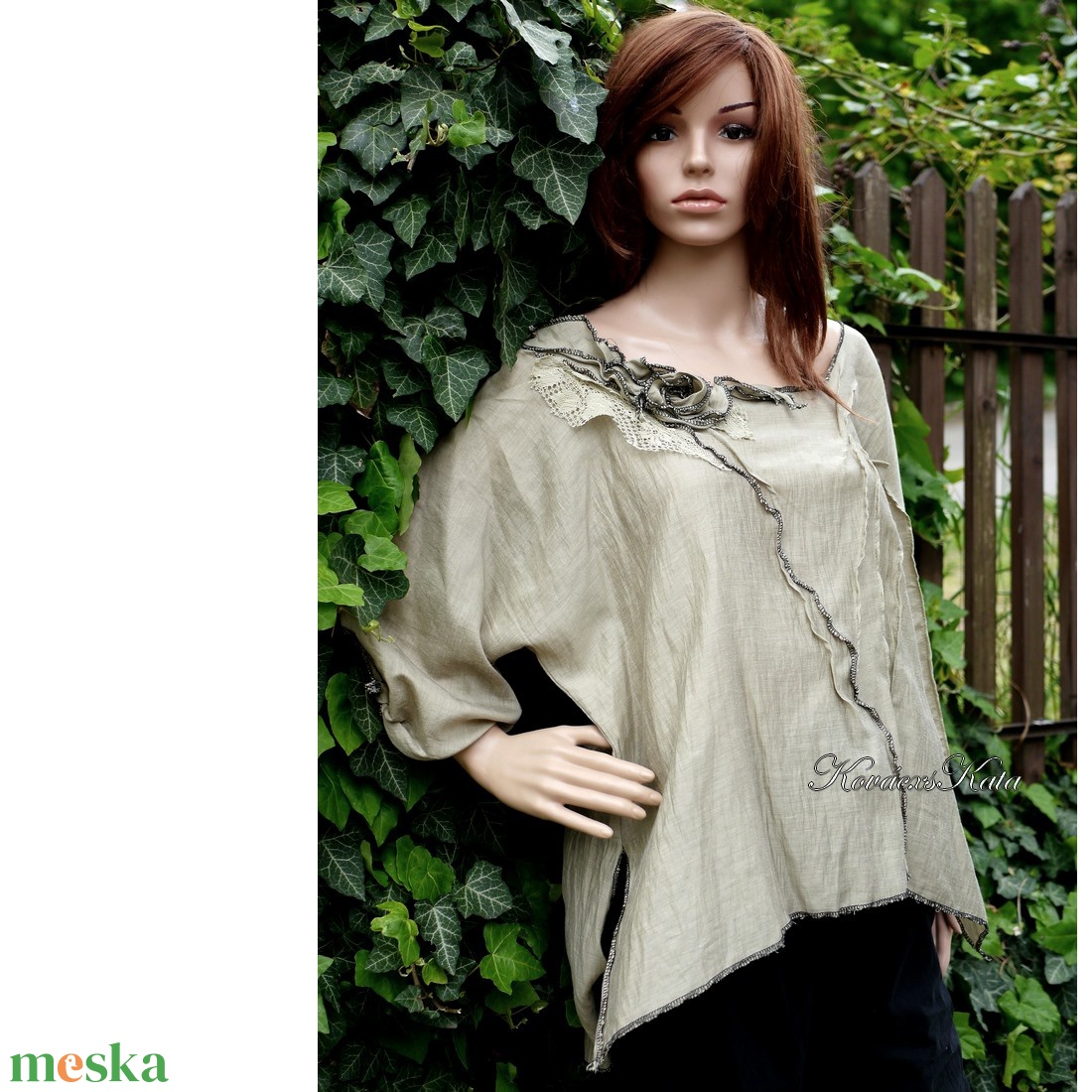 SELYEMTUNIKA - artsy lagenlook selyemblúz / halvány keki - ruha & divat - női ruha - tunika - Meska.hu SELYEMTUNIKA - artsy lagenlook selyemblúz / halvány keki - ruha & divat - női ruha - tunika - Meska.hu