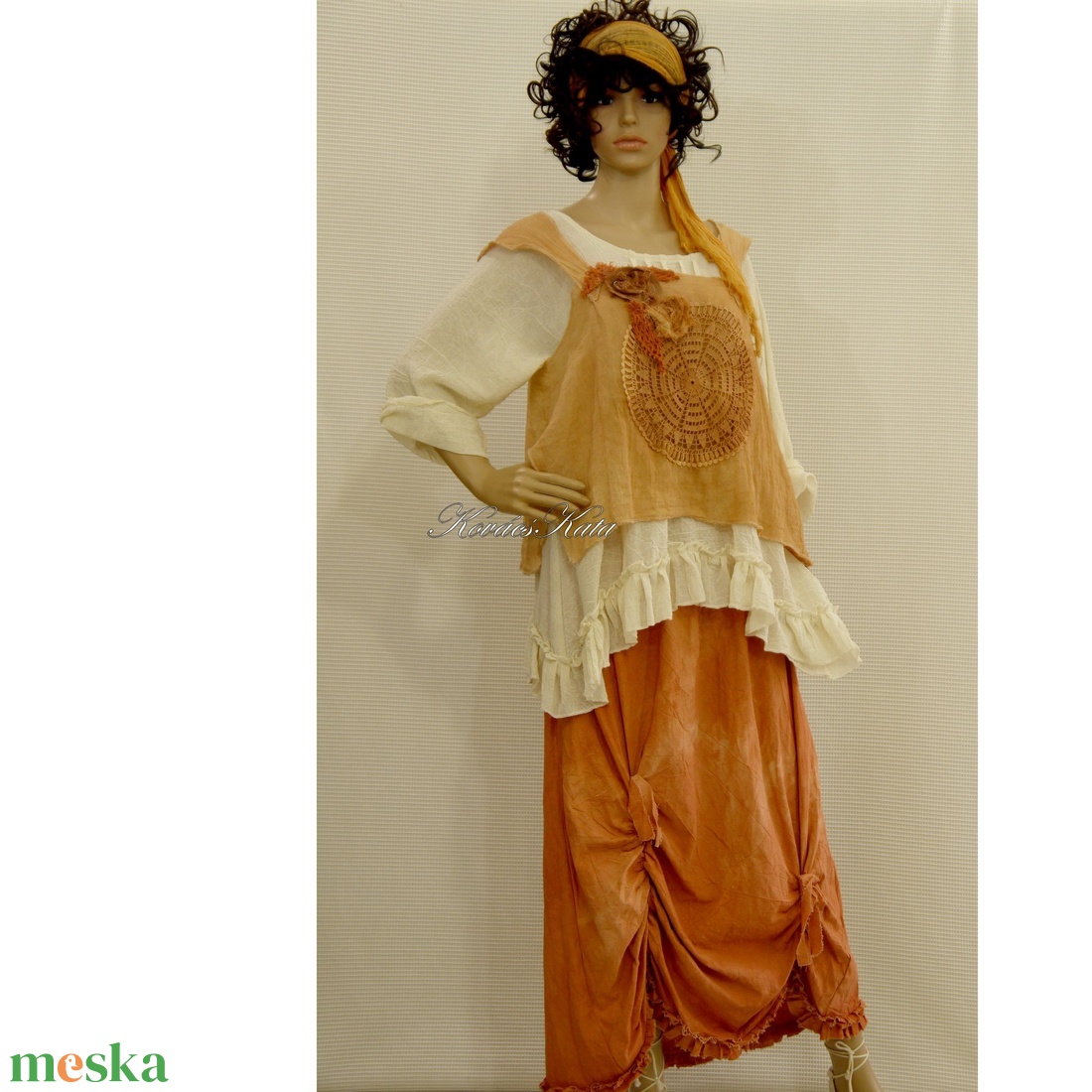 VANDA-szett - bohém lagenlook design-öltözet - ruha & divat - női ruha - ruha - Meska.hu VANDA-szett - bohém lagenlook design-öltözet - ruha & divat - női ruha - ruha - Meska.hu