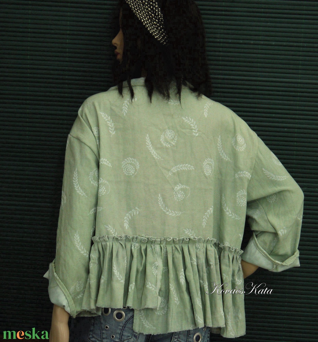 MENTA - babydoll design kabátka - ruha & divat - női ruha - kabát - Meska.hu MENTA - babydoll design kabátka - ruha & divat - női ruha - kabát - Meska.hu