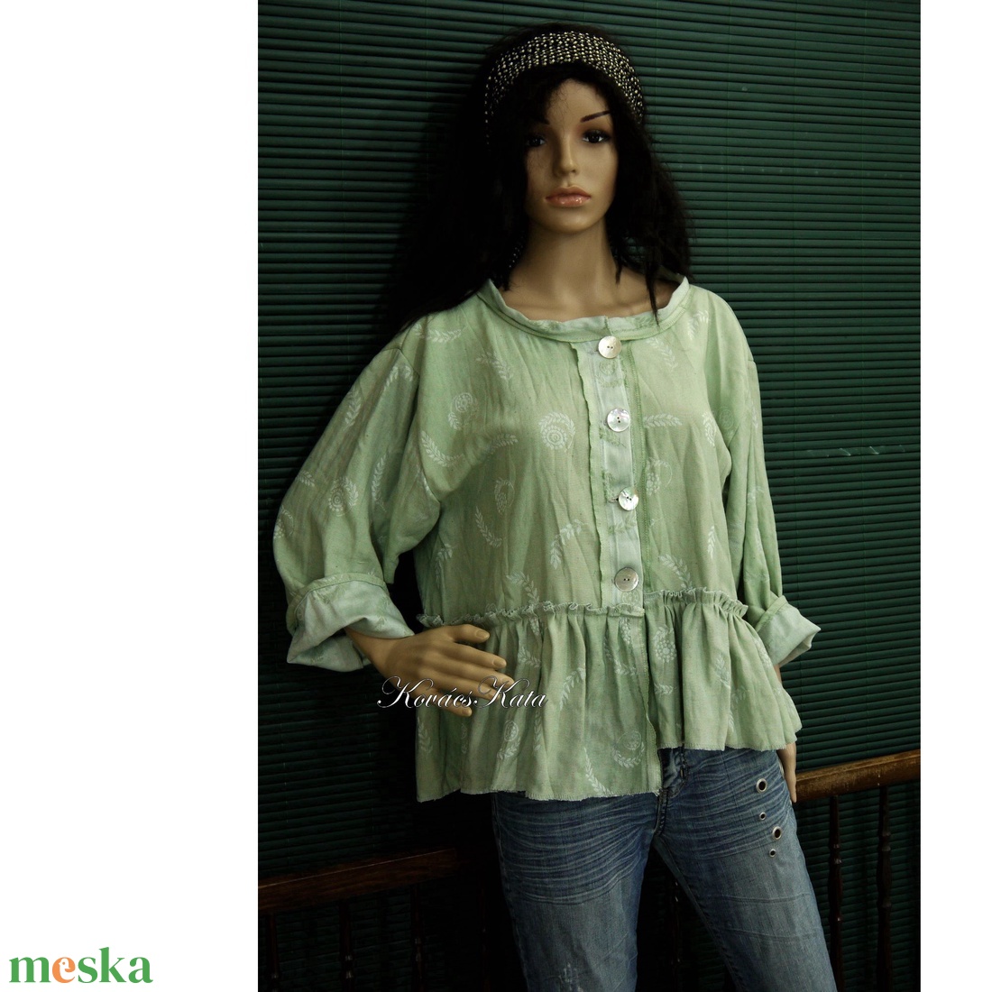 MENTA - babydoll design kabátka - ruha & divat - női ruha - kabát - Meska.hu MENTA - babydoll design kabátka - ruha & divat - női ruha - kabát - Meska.hu