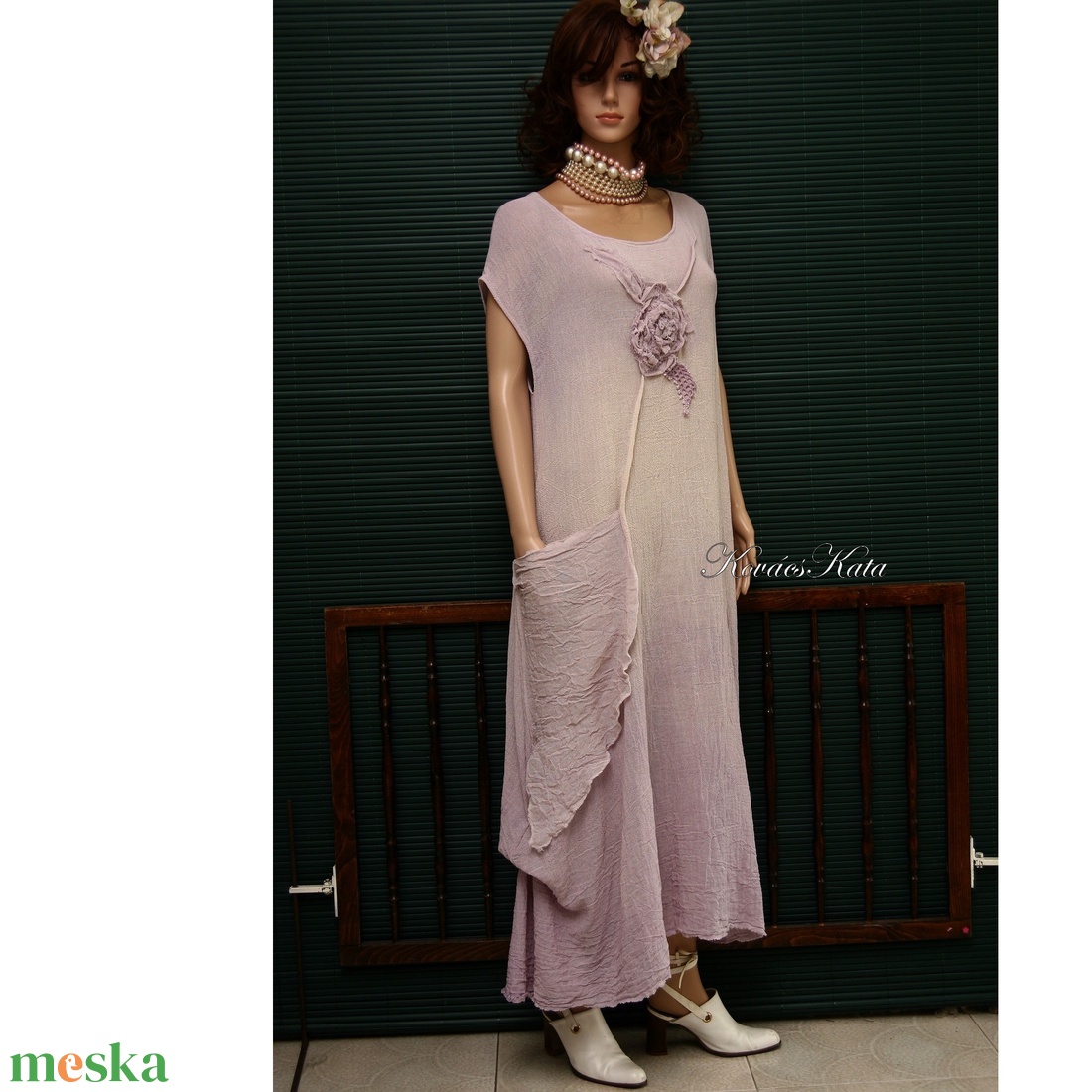 KIM-ARTSY - shabby chic lagenlook design ruha / púderlila - ruha & divat - női ruha - ruha - Meska.hu KIM-ARTSY - shabby chic lagenlook design ruha / púderlila - ruha & divat - női ruha - ruha - Meska.hu