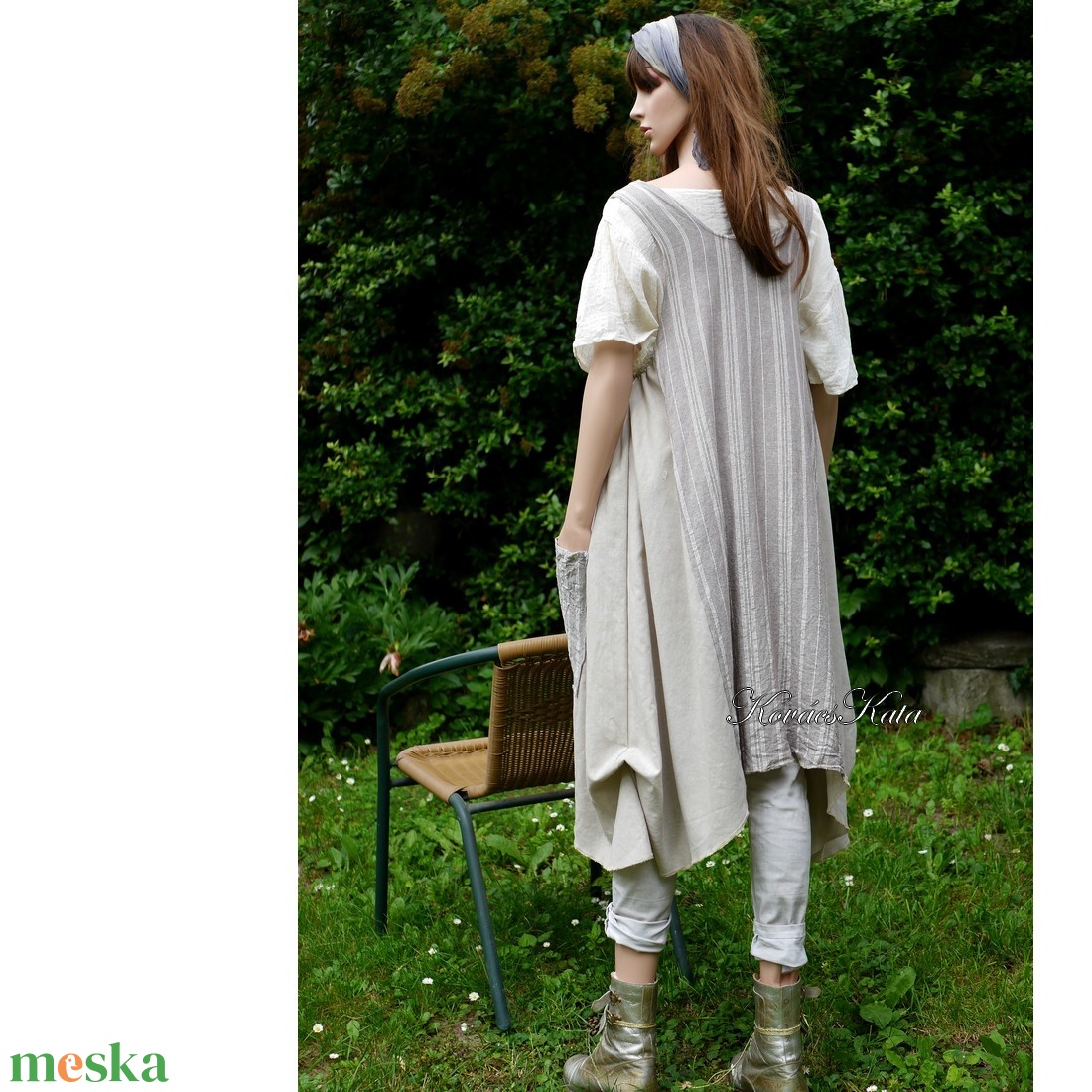 MATILD - lagenlook lenvászon kötényruha, kismamaruha - ruha & divat - női ruha - kismamaruha - Meska.hu MATILD - lagenlook lenvászon kötényruha, kismamaruha - ruha & divat - női ruha - kismamaruha - Meska.hu